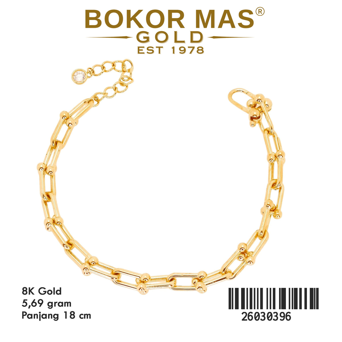 Gelang Rantai Variasi Tiff - 26030396 - 8K