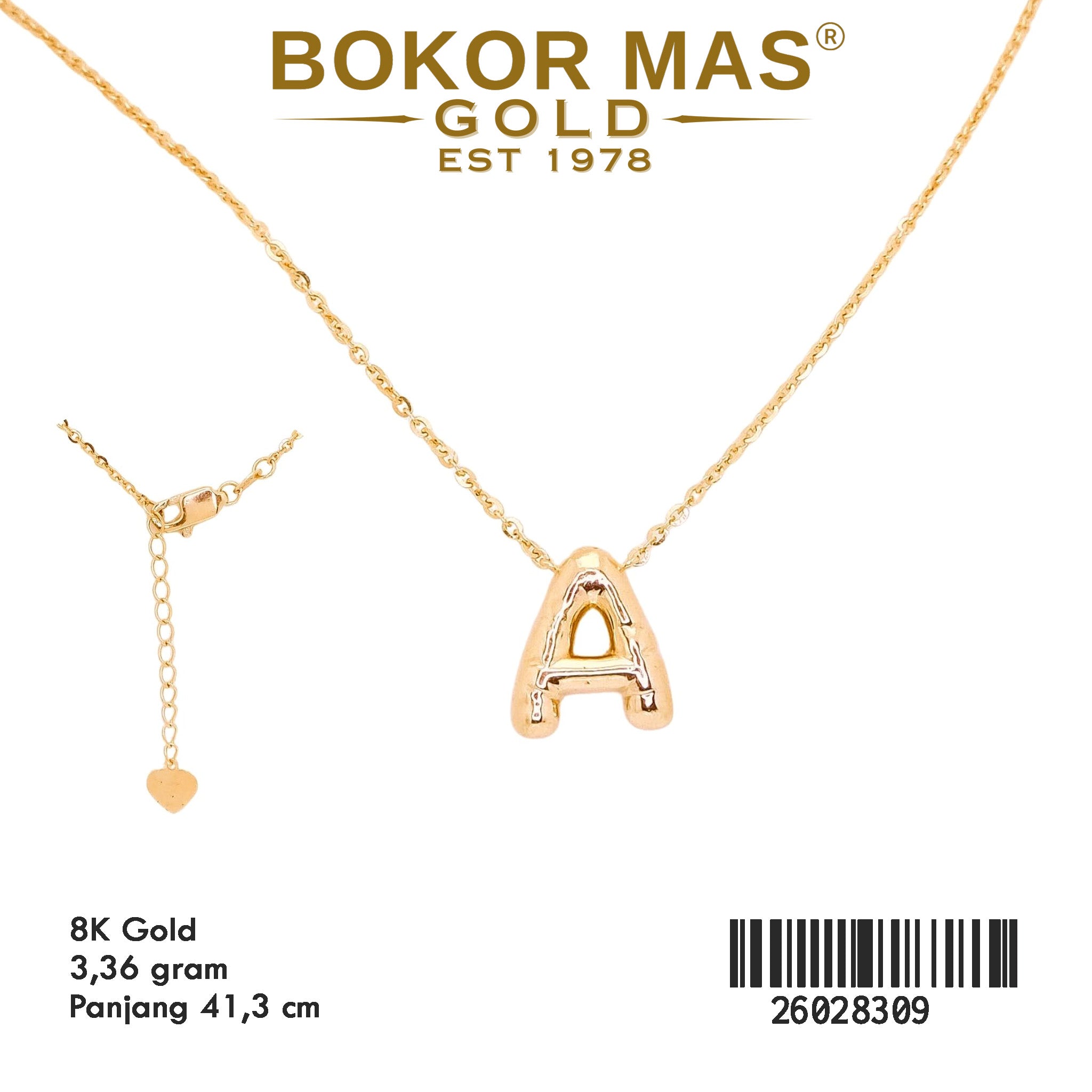 Kalung Variasi Liontin Bubble A -  26028309 - 8K