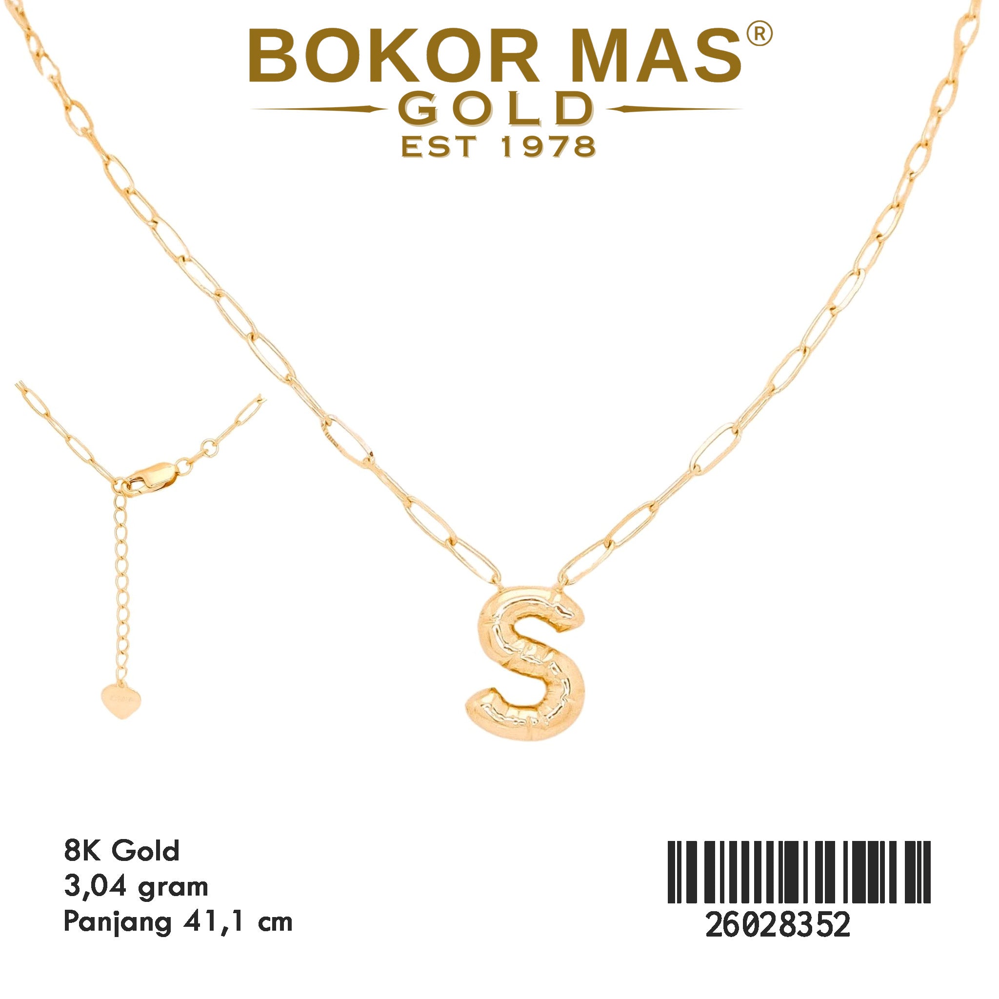 Kalung Variasi Liontin Bubble S -  26028352 - 8K