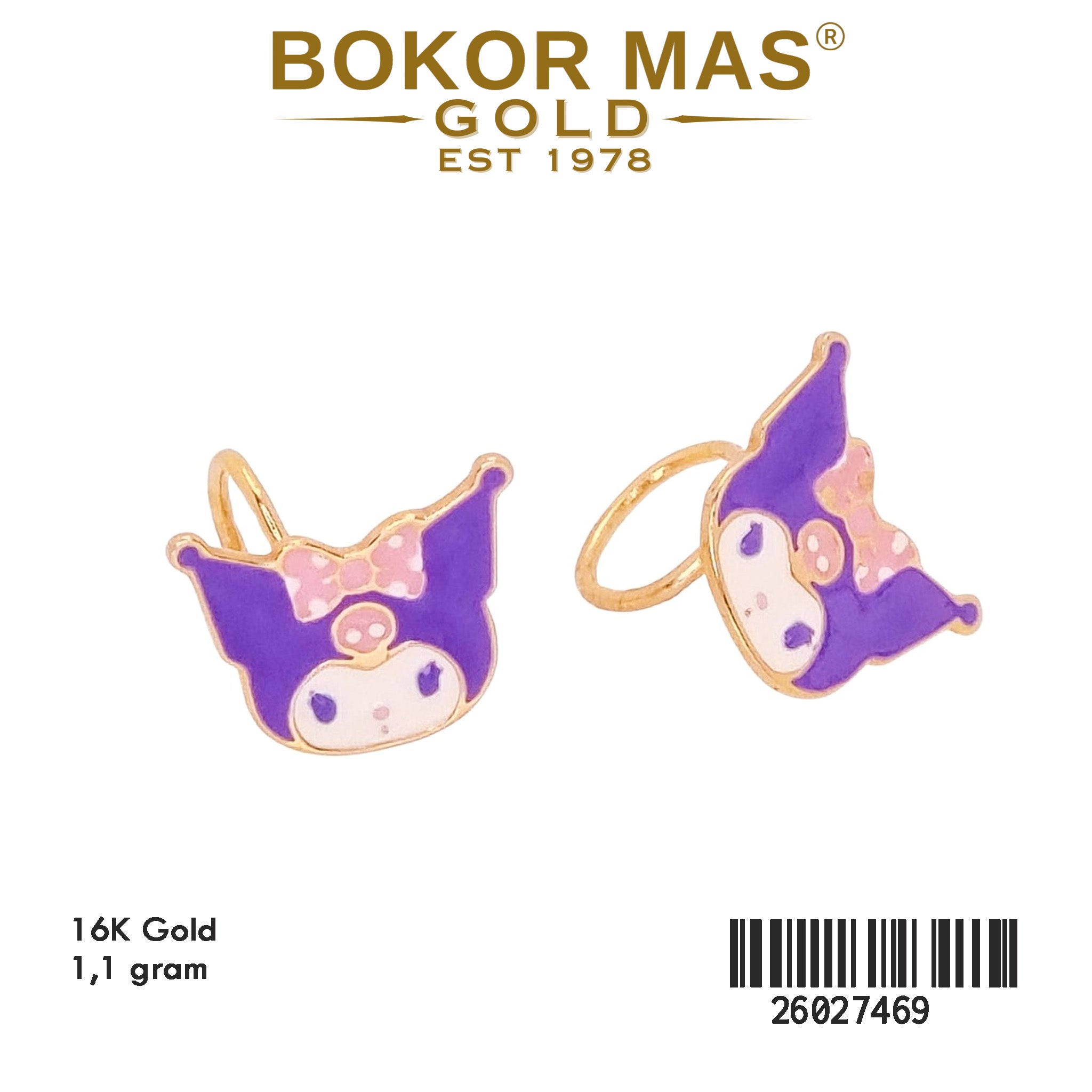 Anting Toge Model Boneka Kuromi - 26027469 - 16K