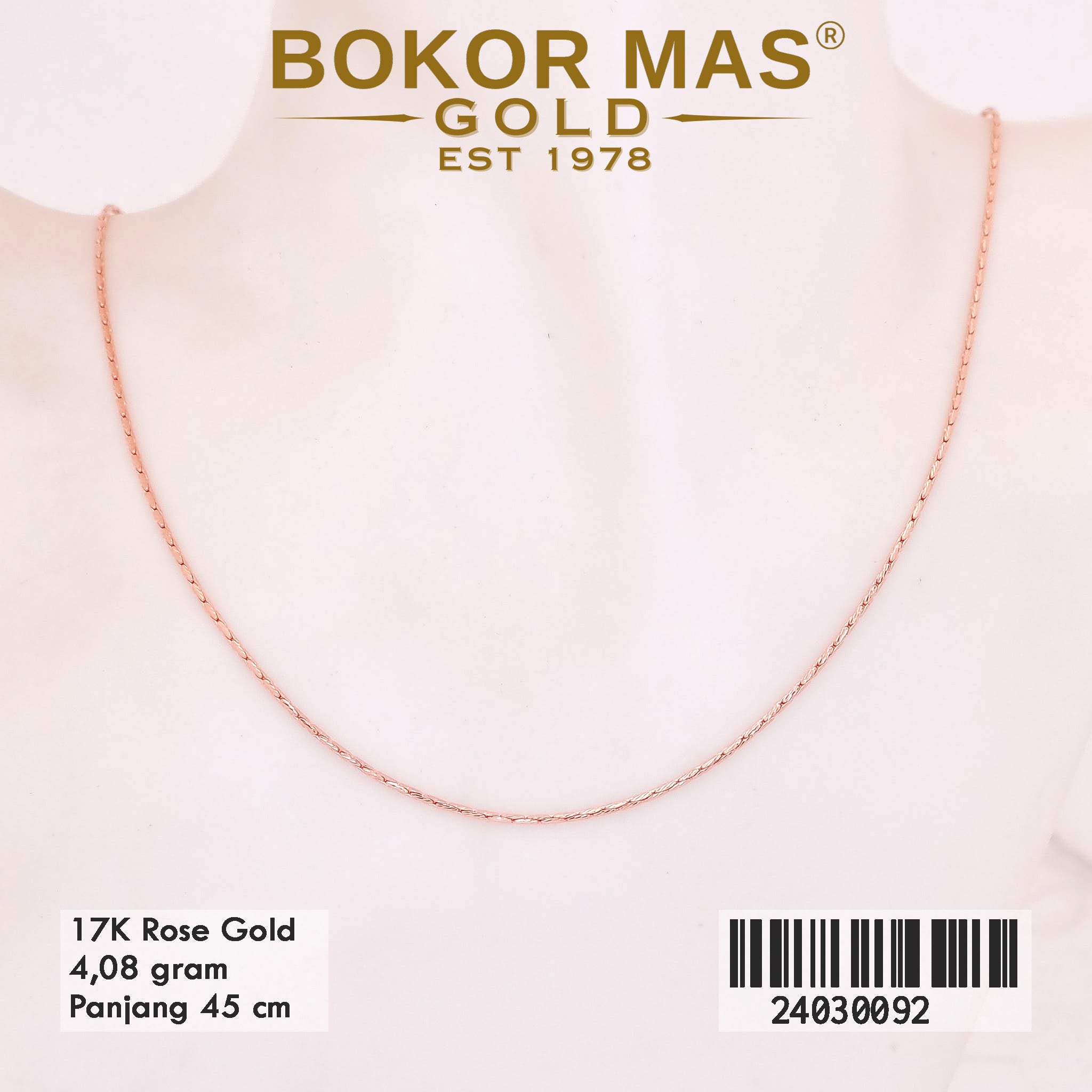 Kalung Variasi Aquilla Rose _ 24030092 - 17K