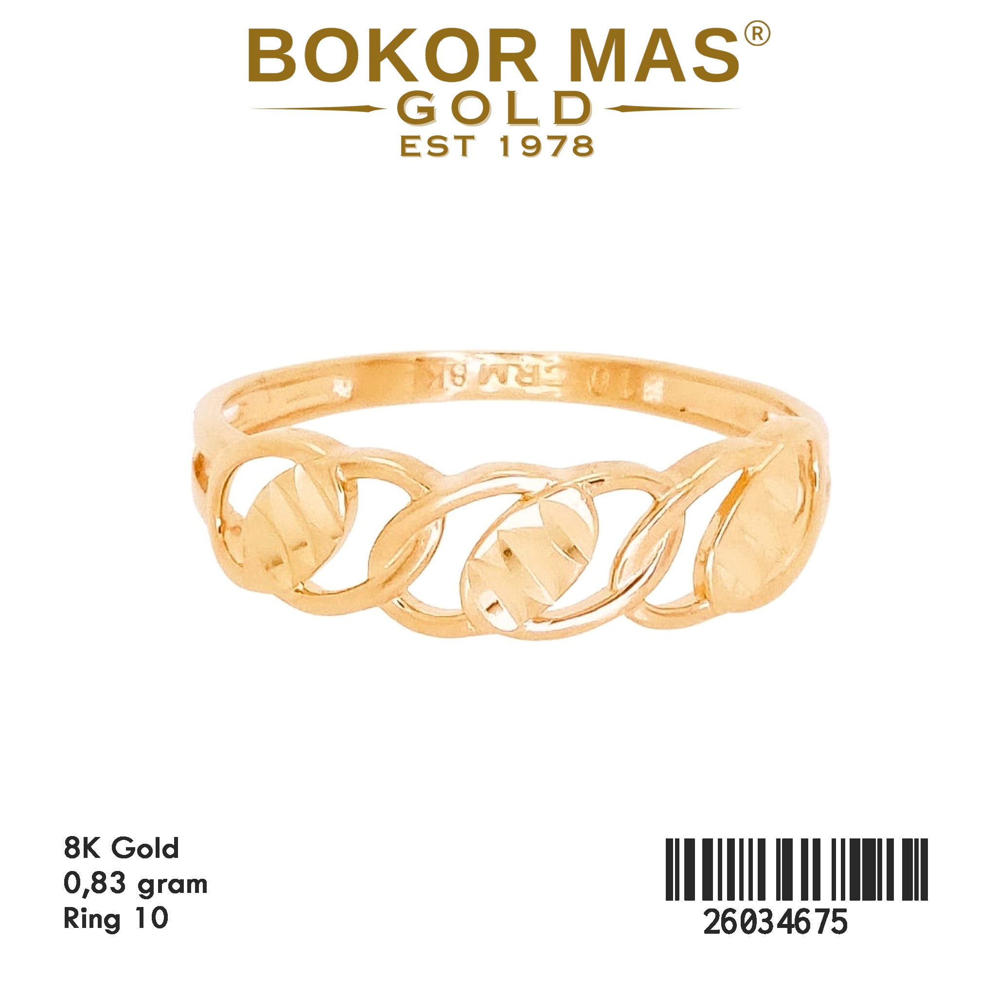 Cincin Variasi Rantai - 26034675 - 8K