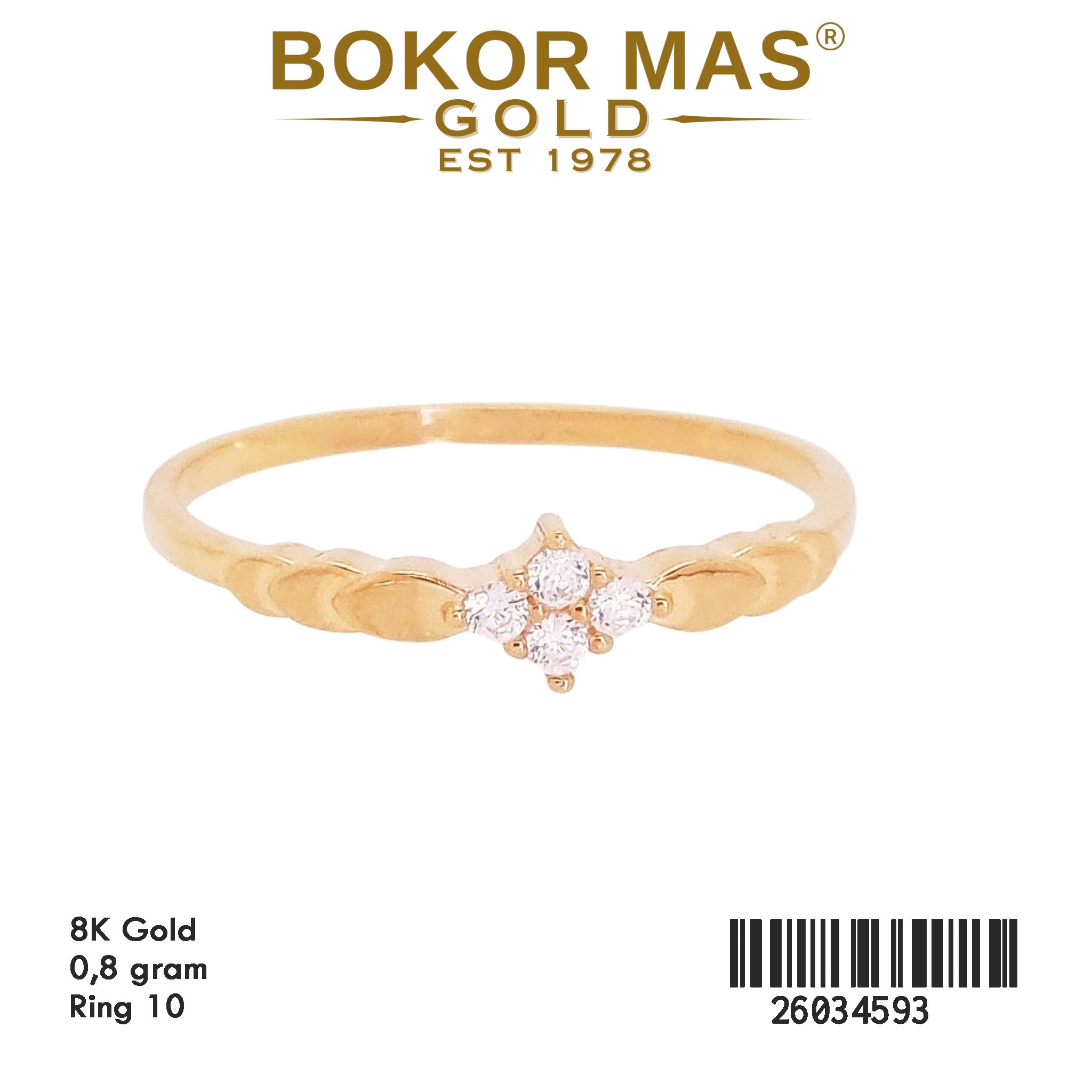 Cincin Variasi Permata - 26034593 - 8K