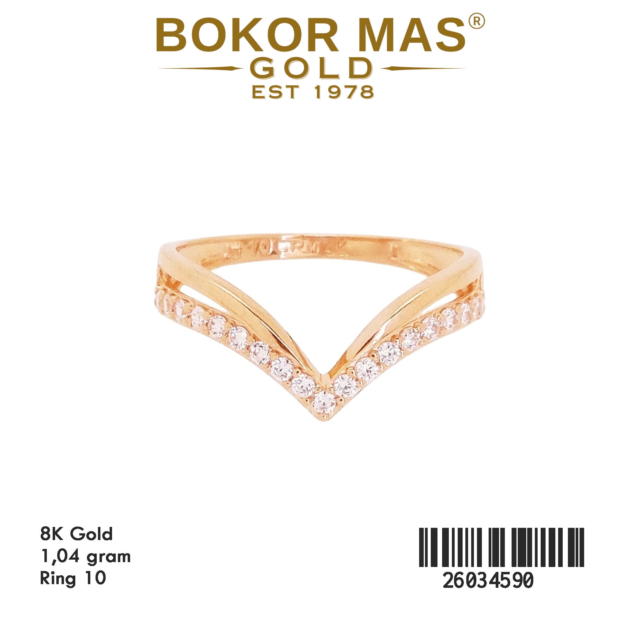 Cincin Variasi Permata Aurell - 26034590 - 8K