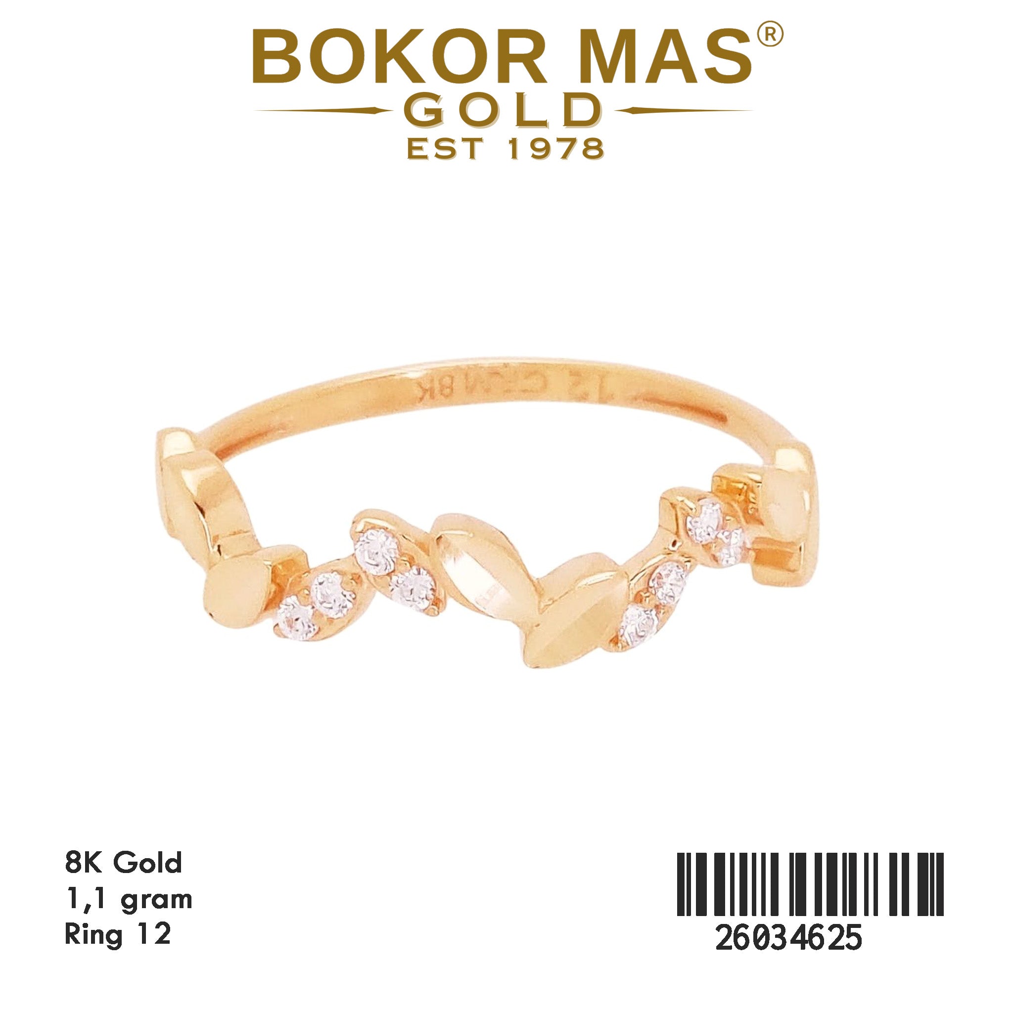 Cincin Variasi Permata - 26034625 - 8K