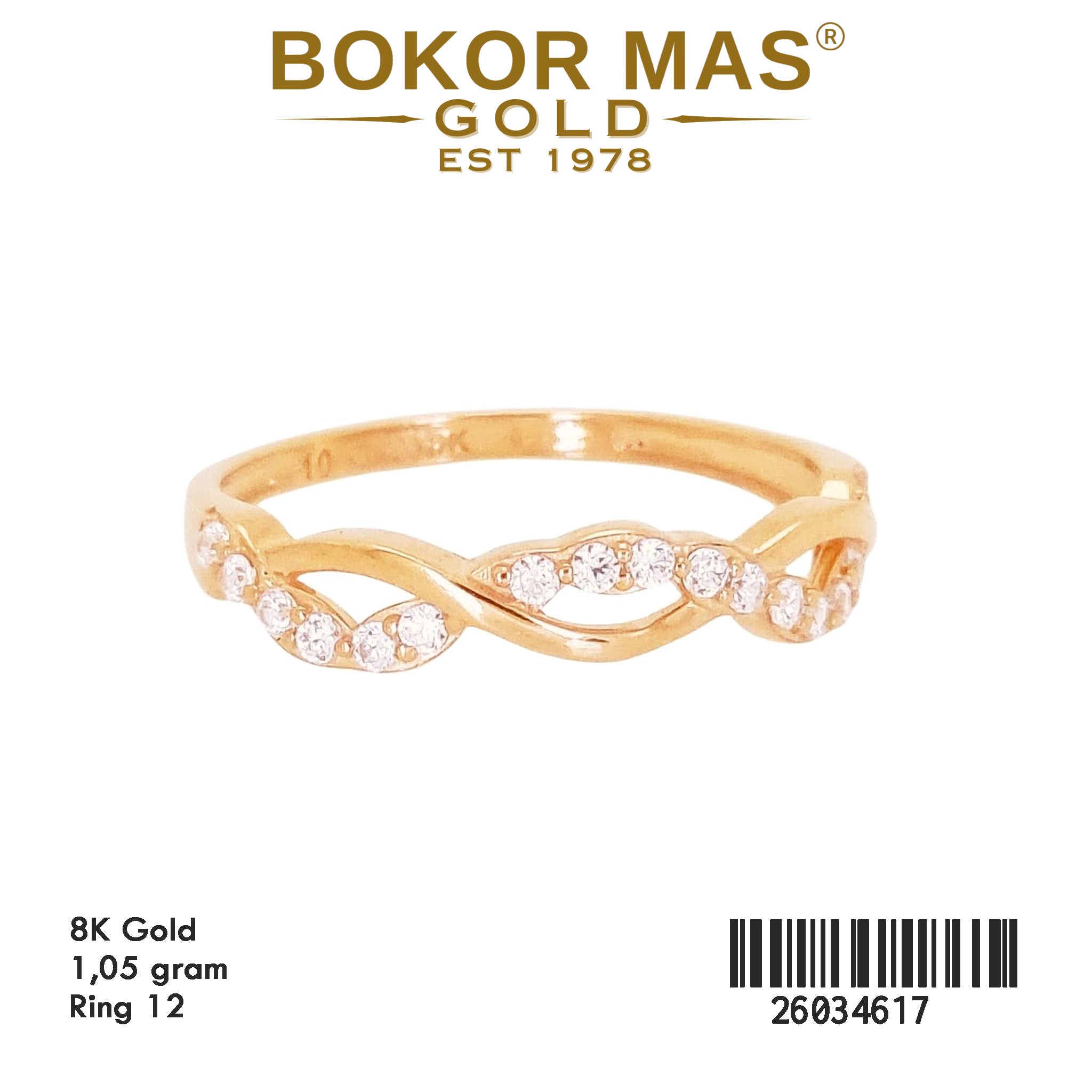 Cincin Variasi Permata Invinite - 26034617 - 8K