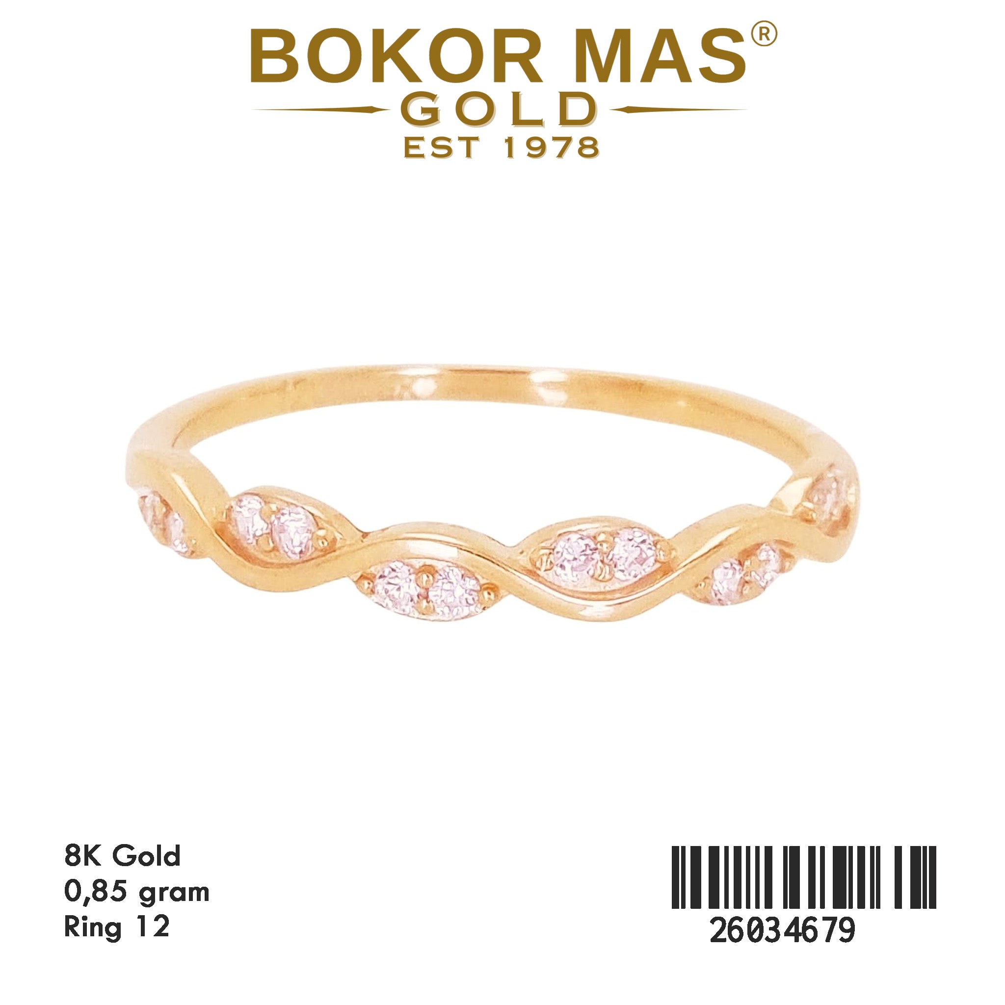 Cincin Variasi Permata Invinite - 26034679 - 8K