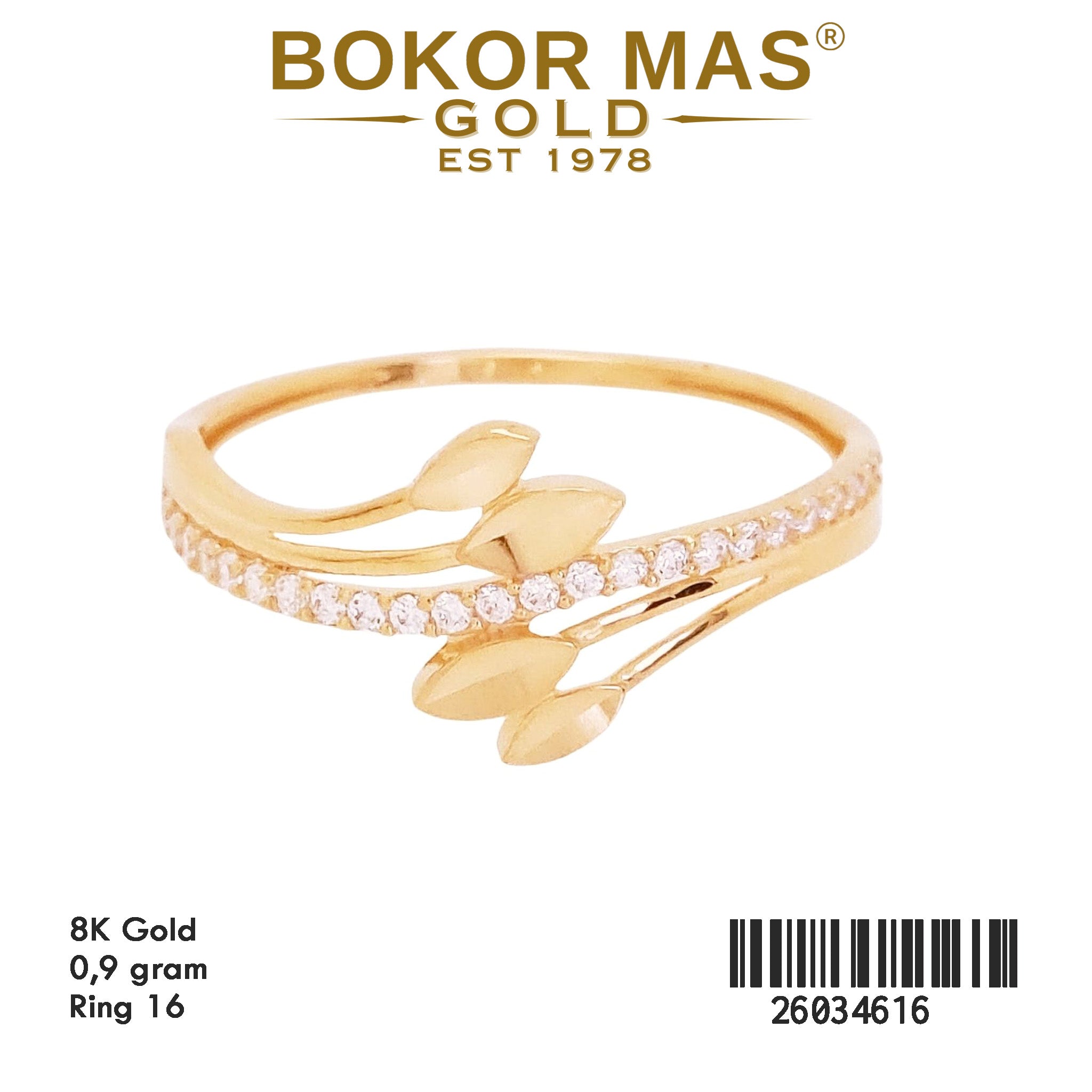 Cincin Variasi Permata - 26034616 - 8K