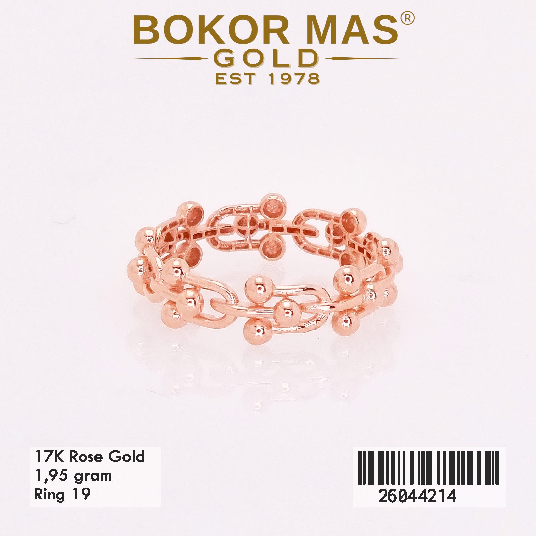 Cincin Variasi Tiff Rosegold -  26044214 - 17K