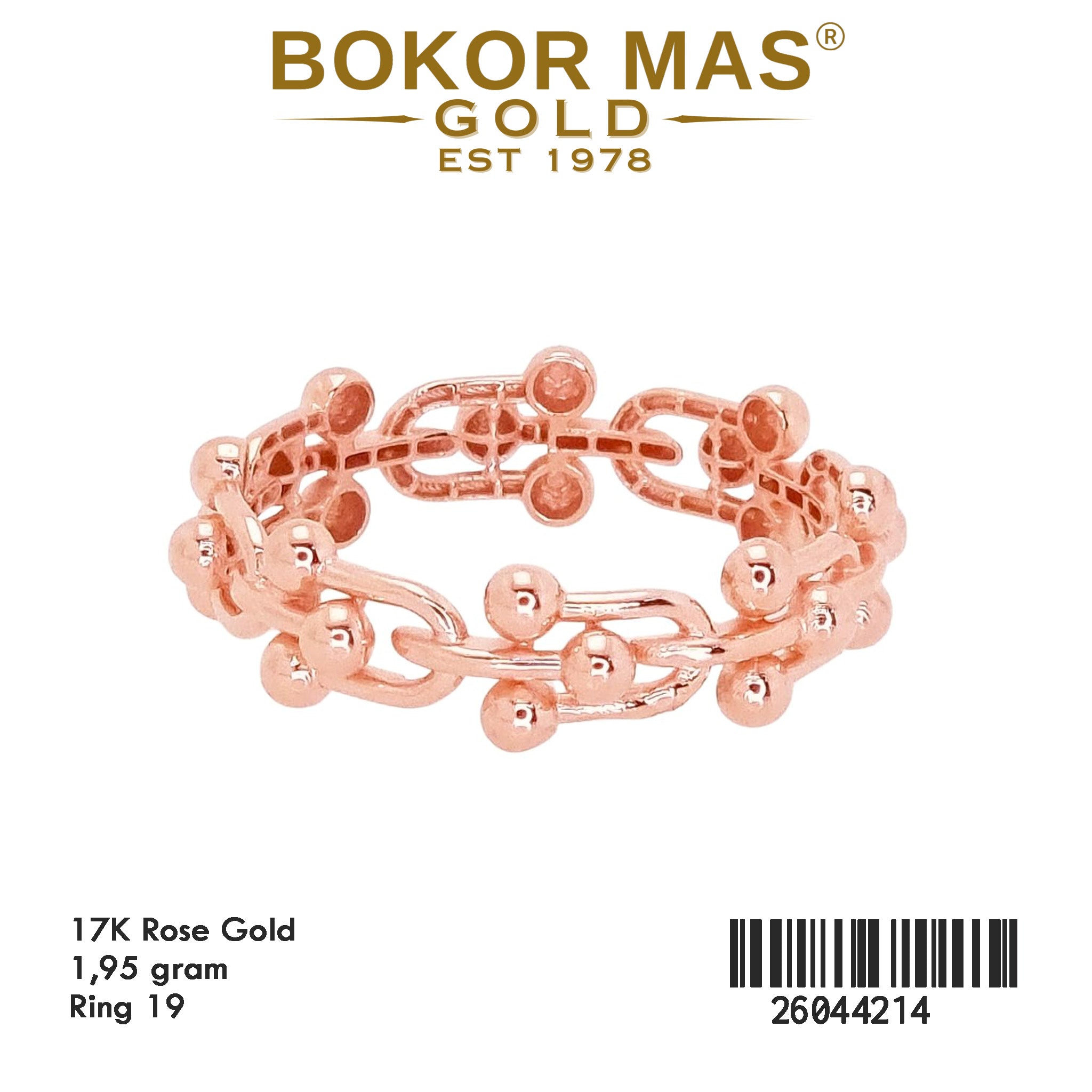 Cincin Variasi Tiff Rosegold -  26044214 - 17K