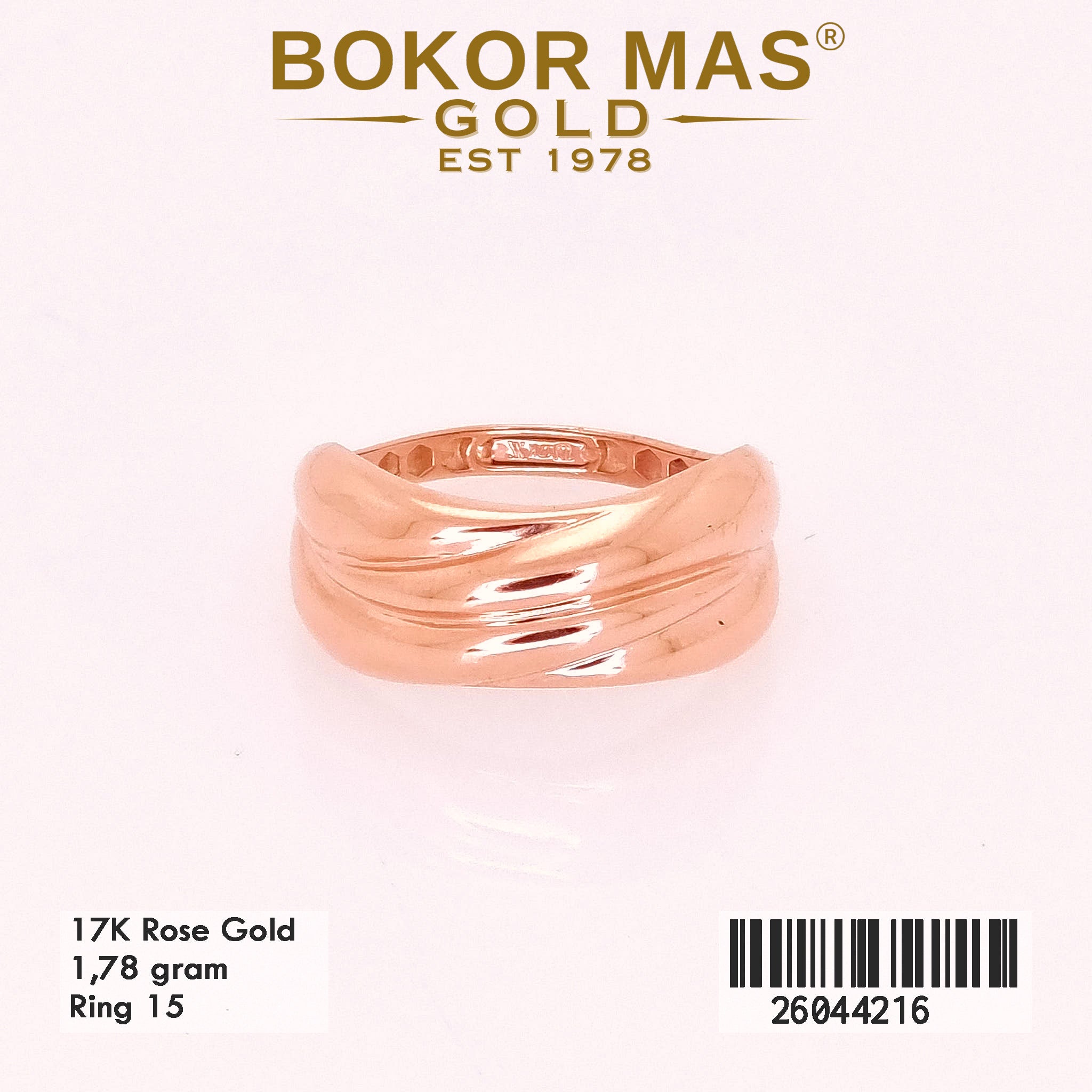 Cincin Variasi Rosegold -  26044216 - 17K