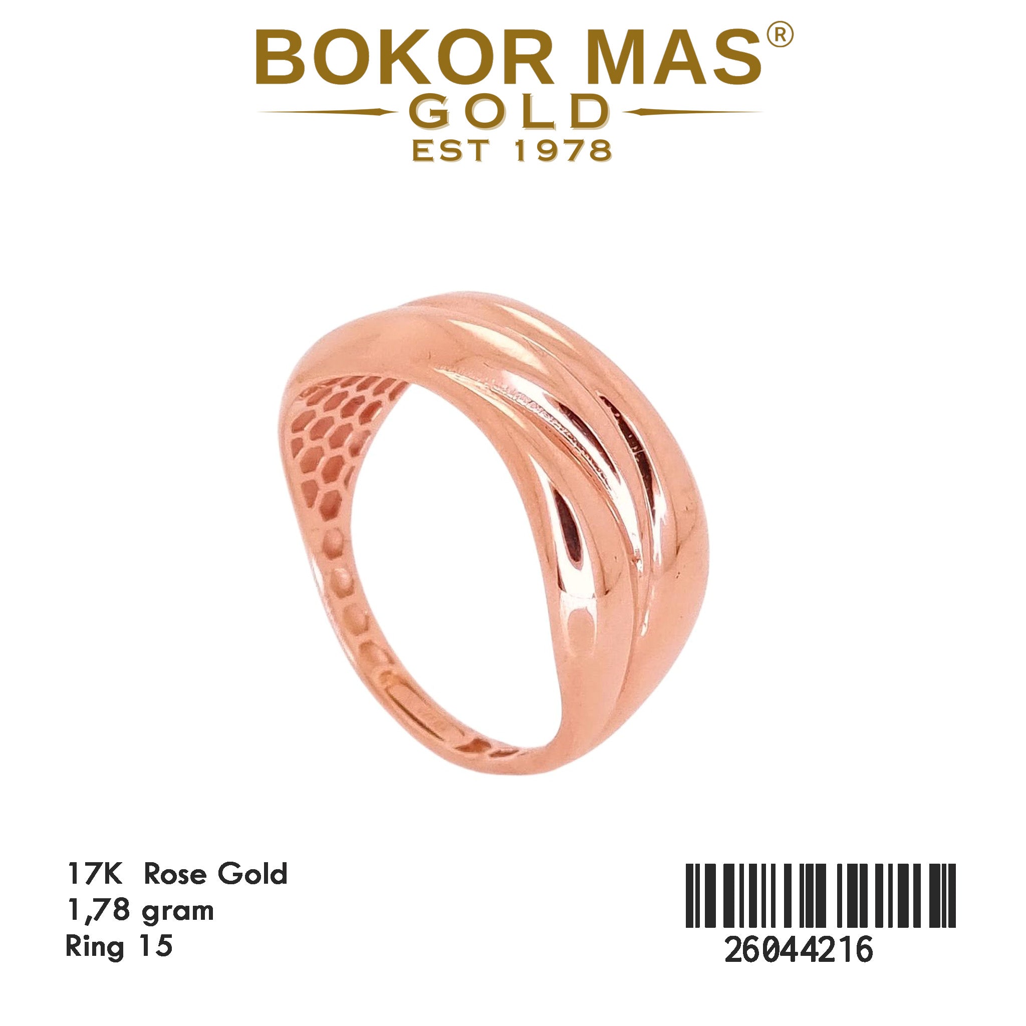 Cincin Variasi Rosegold -  26044216 - 17K