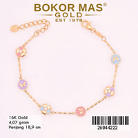 Gelang Rantai Variasi Kupu Warna - 26044222 - 16K
