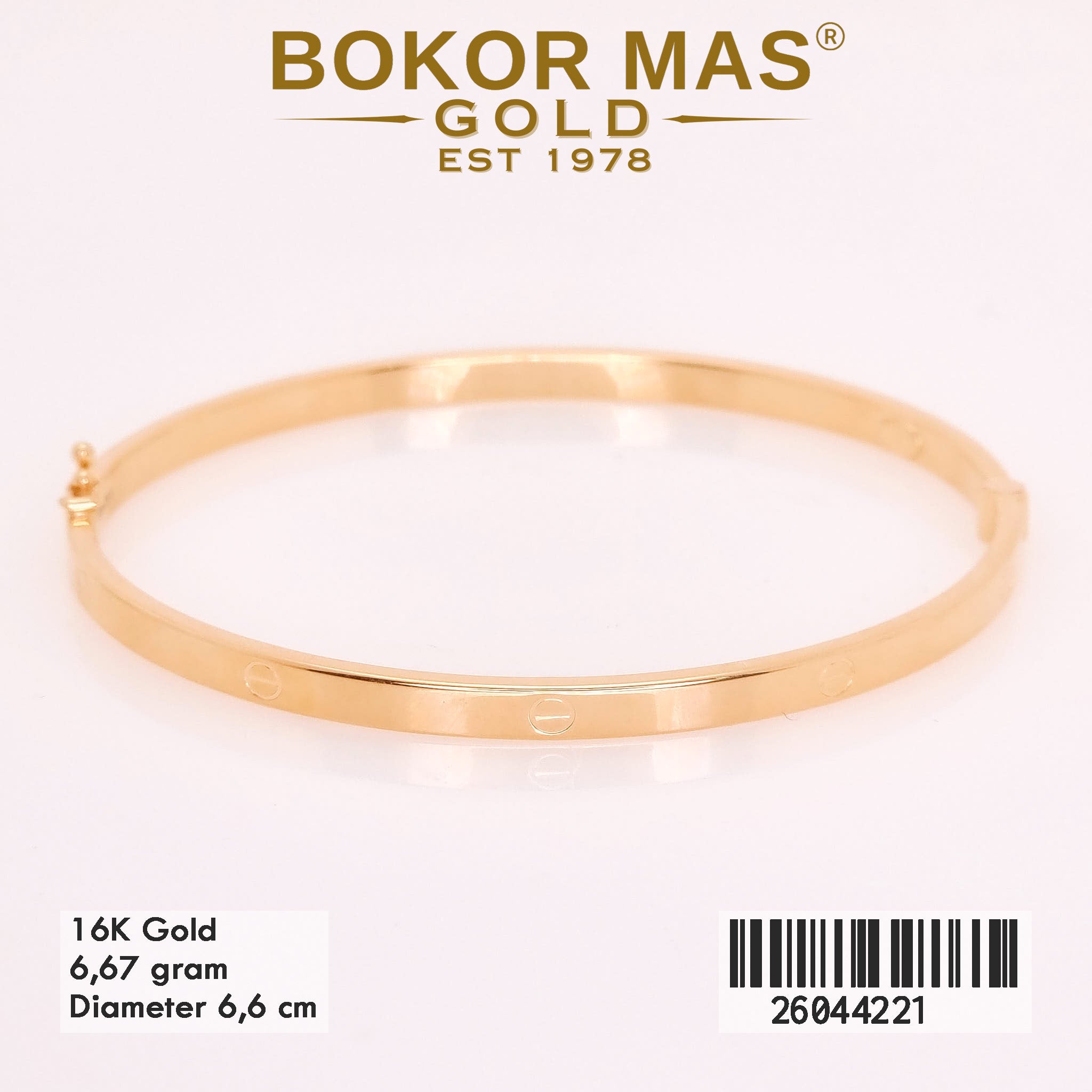 Gelang Kaku Variasi CTR 2604421 - 16K