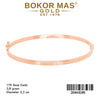 Gelang Kaku Variasi CTR Rosegold 26044209 - 17K