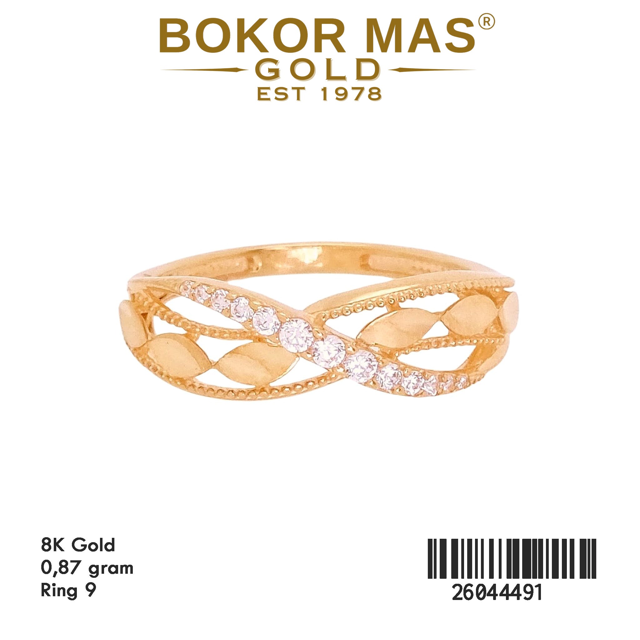 Cincin Variasi Model Permata - 26044491 - 8K