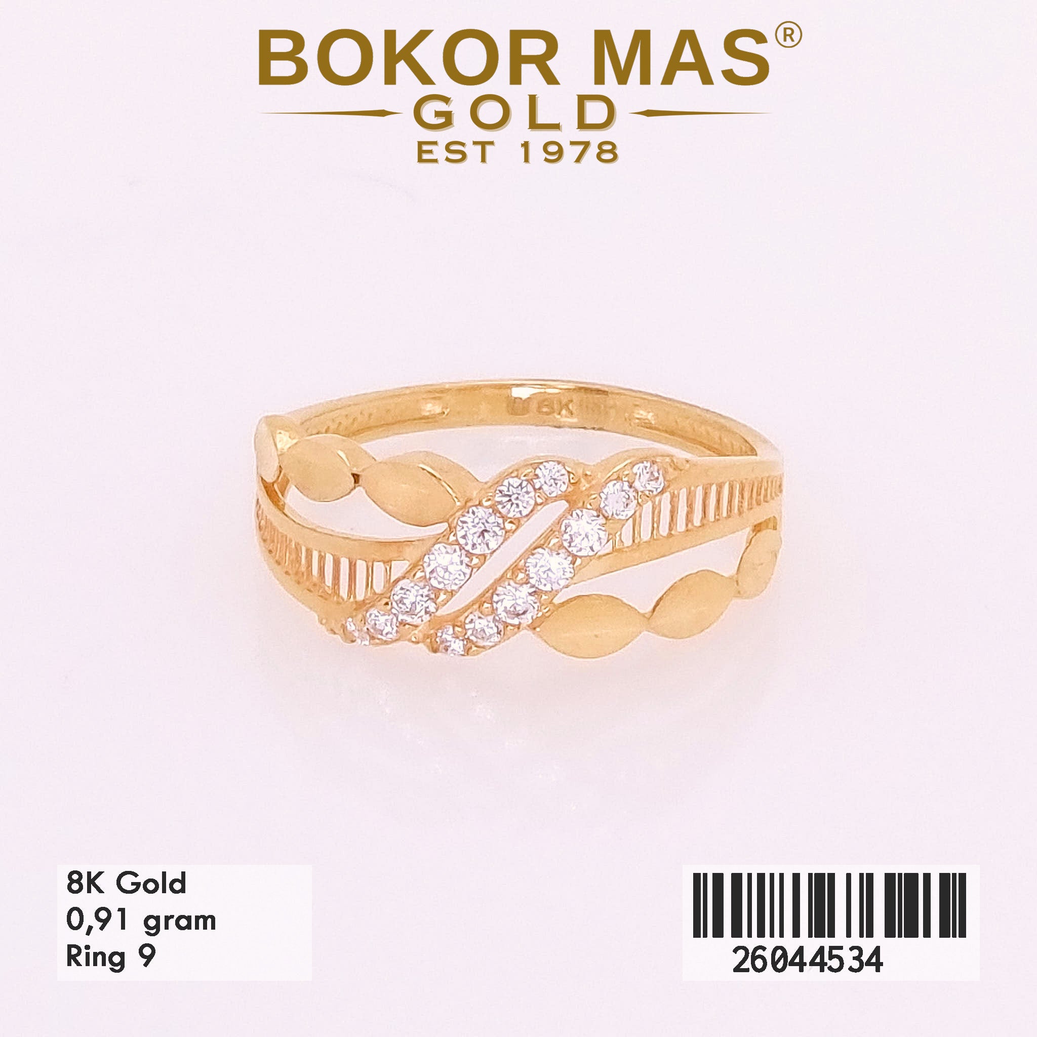 Cincin Variasi Model Permata - 26044534 - 8K