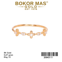 Cincin Variasi Model Bunga Permata - 26045111 - 8K