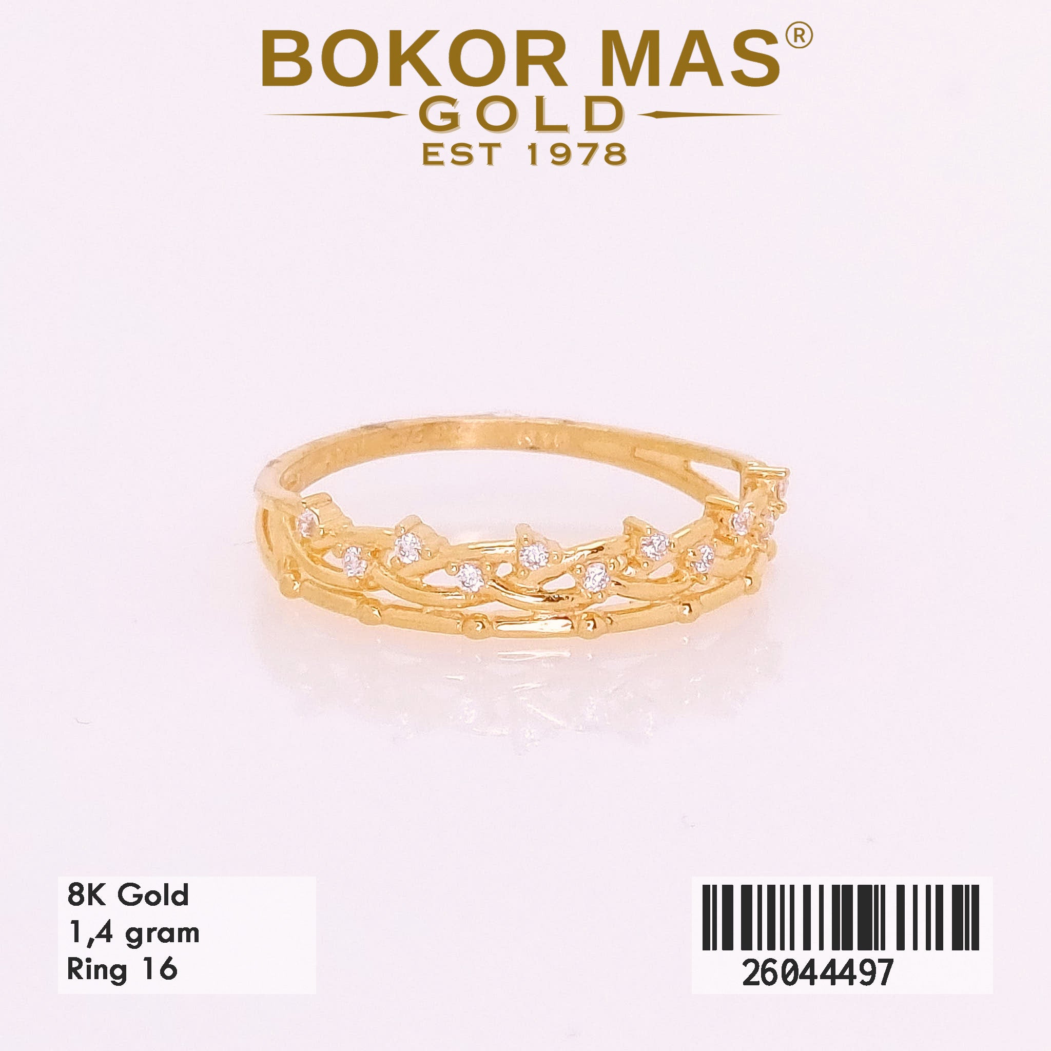 Cincin Variasi Permata - 26044497 - 8K