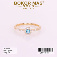 Cincin Variasi Permata Biru - 26044544 - 8K