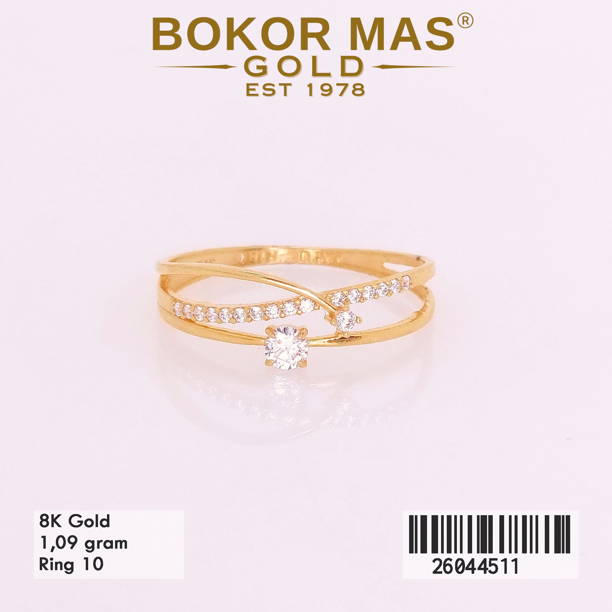 Cincin Variasi Permata Layer - 26044511 - 8K