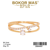 Cincin Variasi Permata Layer - 26044487 - 8K
