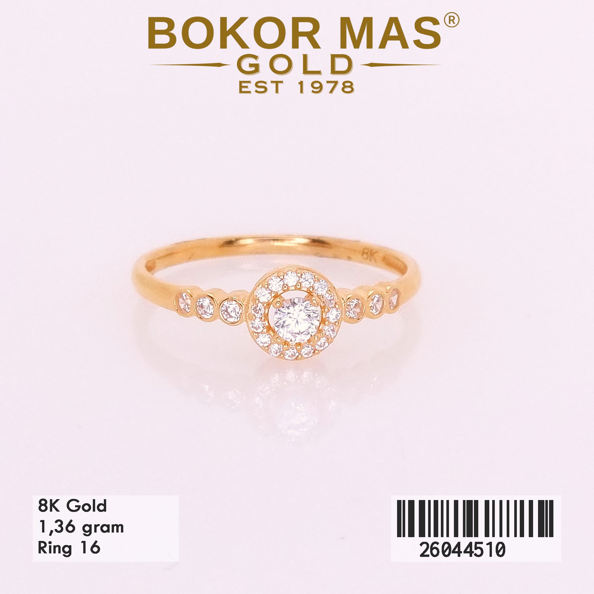 Cincin Variasi Permata - 26044510 - 8K