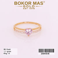 Cincin Variasi Permata Pink Layer - 26044546 - 8K