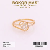 Cincin Variasi Permata Bunga - 26044505 - 8K