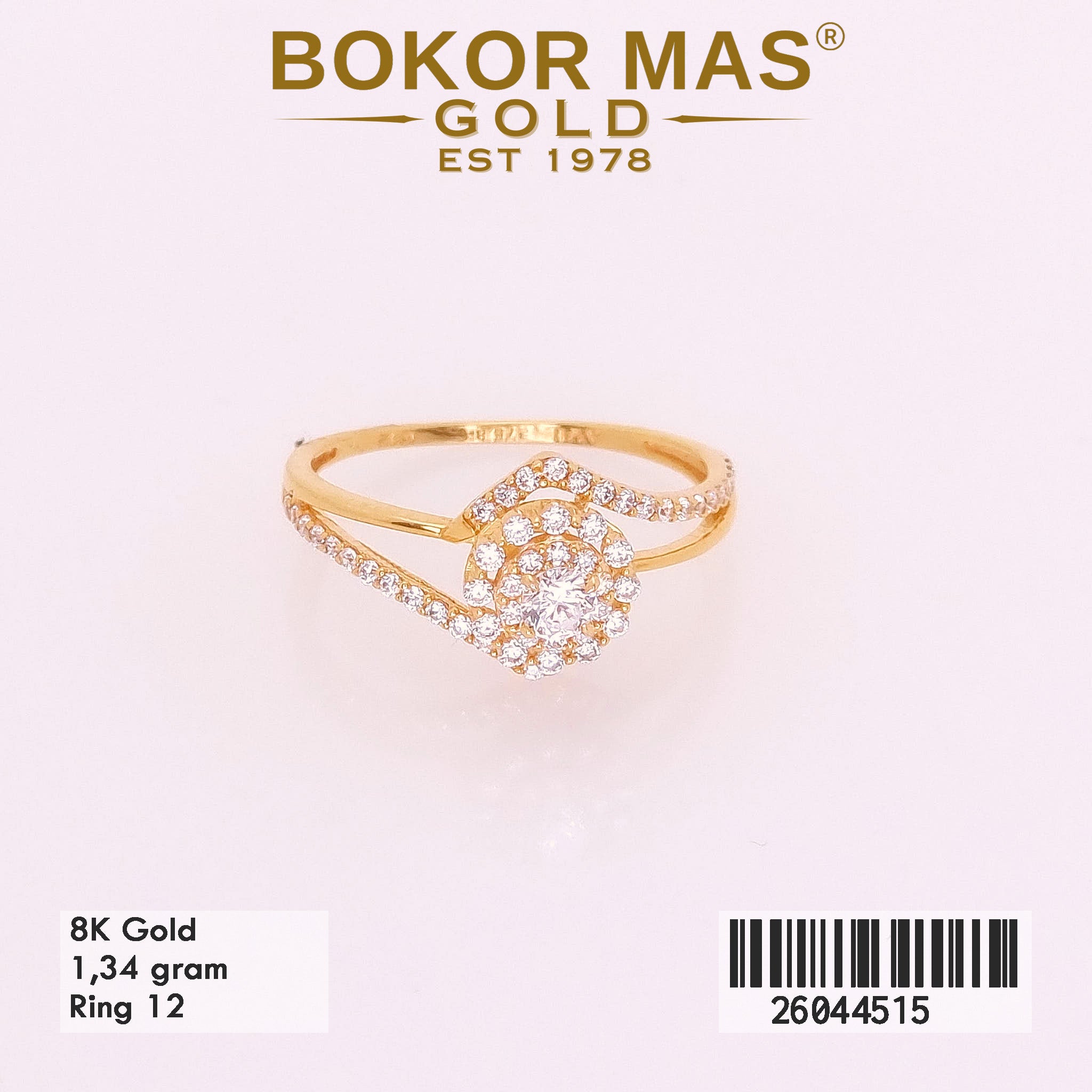 Cincin Variasi Permata - 26044515 - 8K