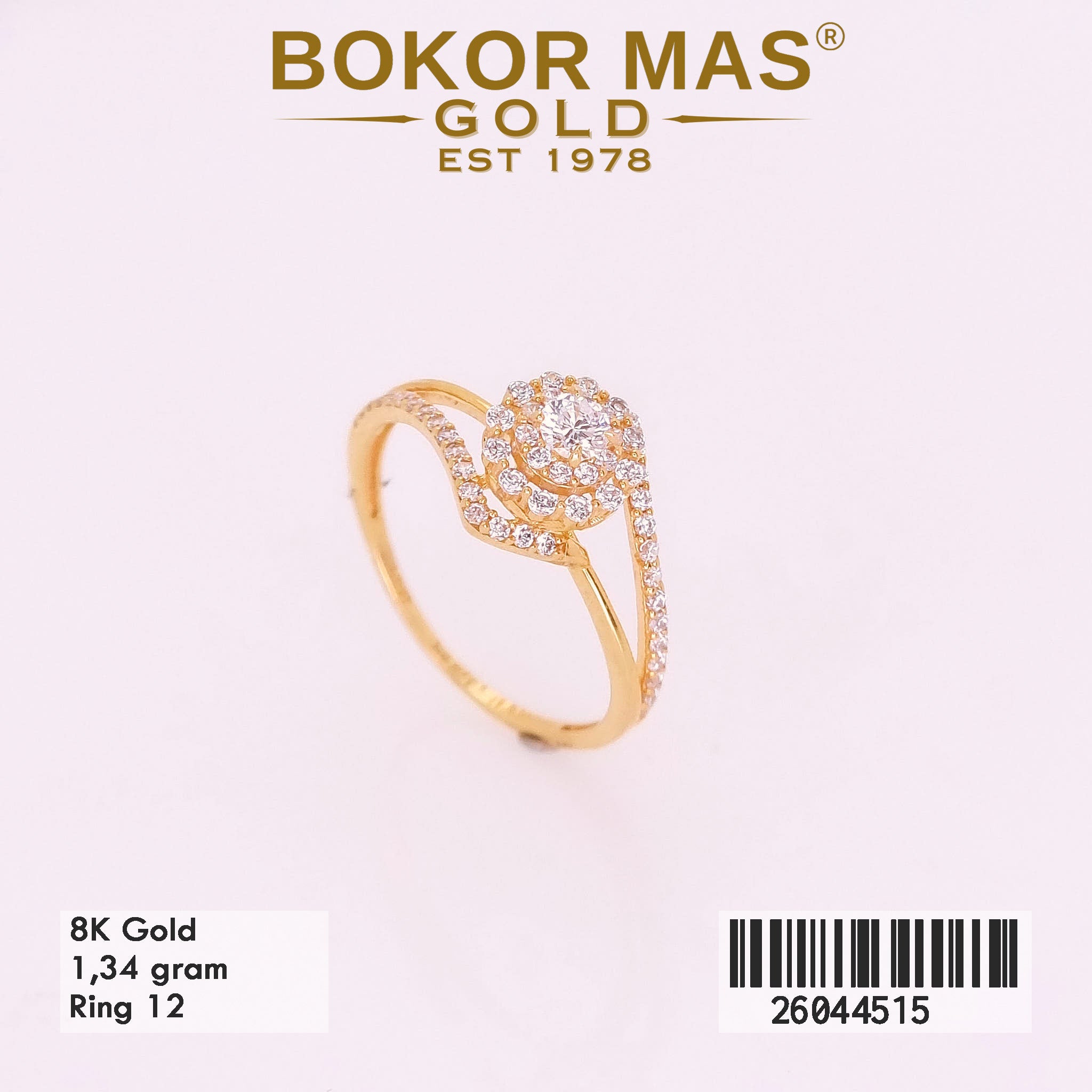 Cincin Variasi Permata - 26044515 - 8K