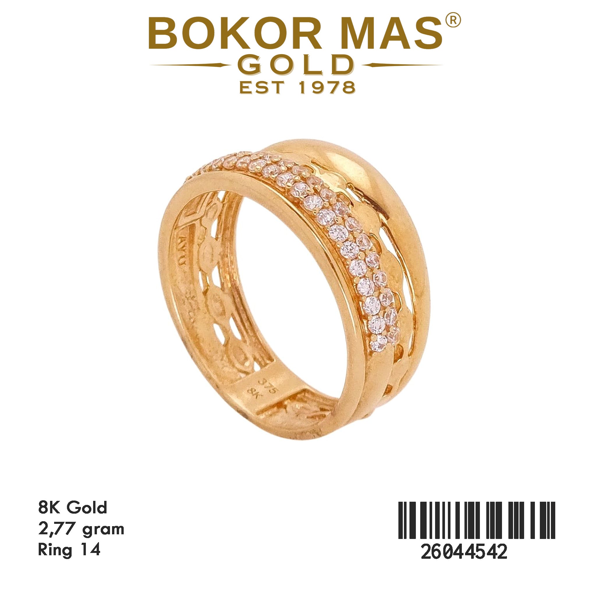 Cincin Variasi Permata -  26044542 - 8K