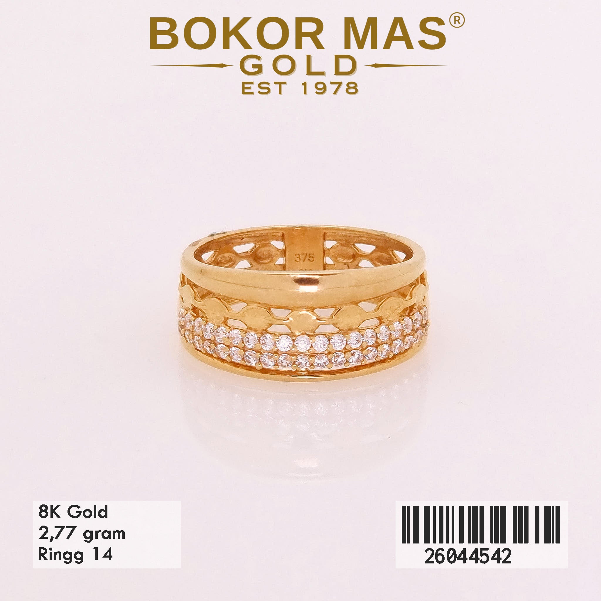 Cincin Variasi Permata -  26044542 - 8K