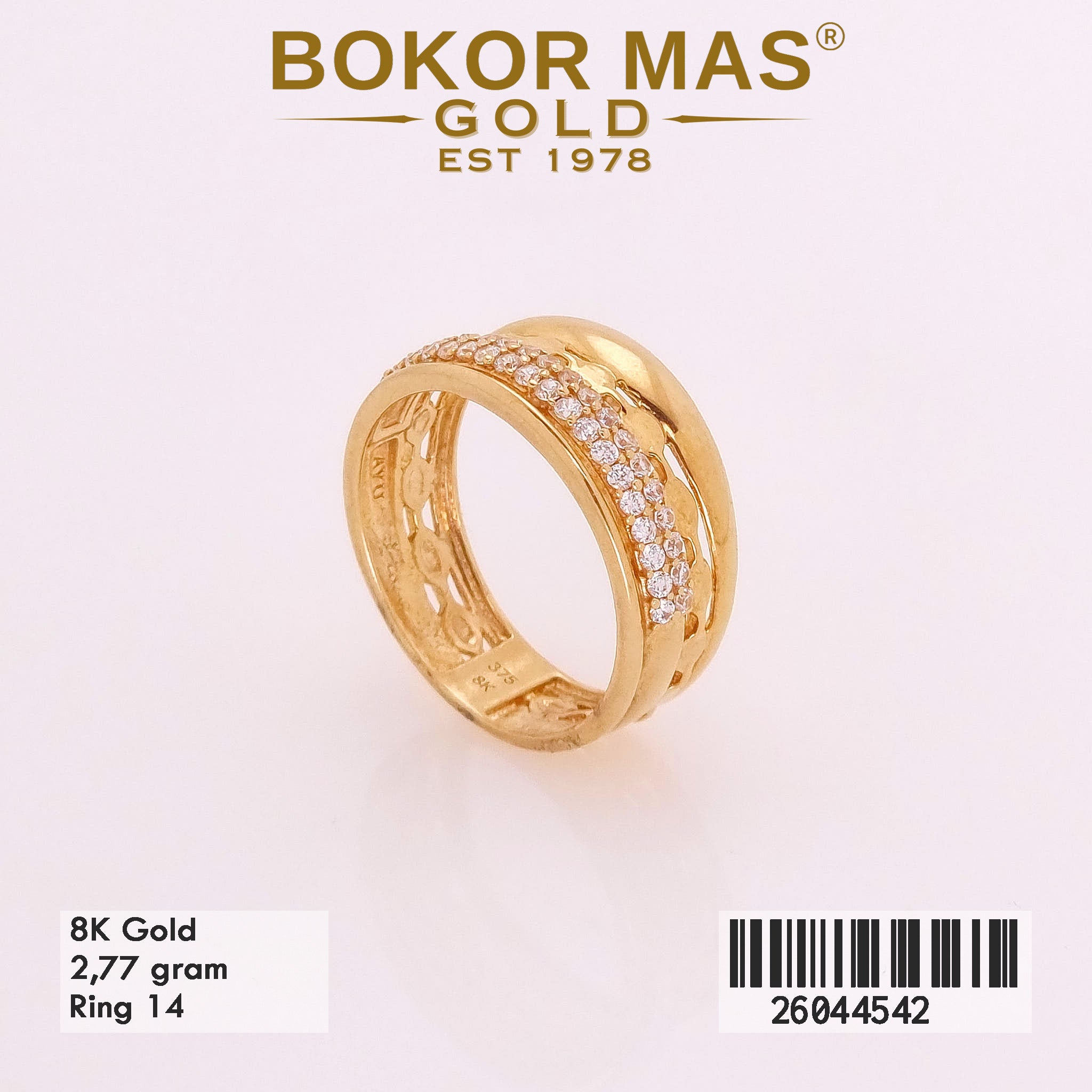 Cincin Variasi Permata -  26044542 - 8K