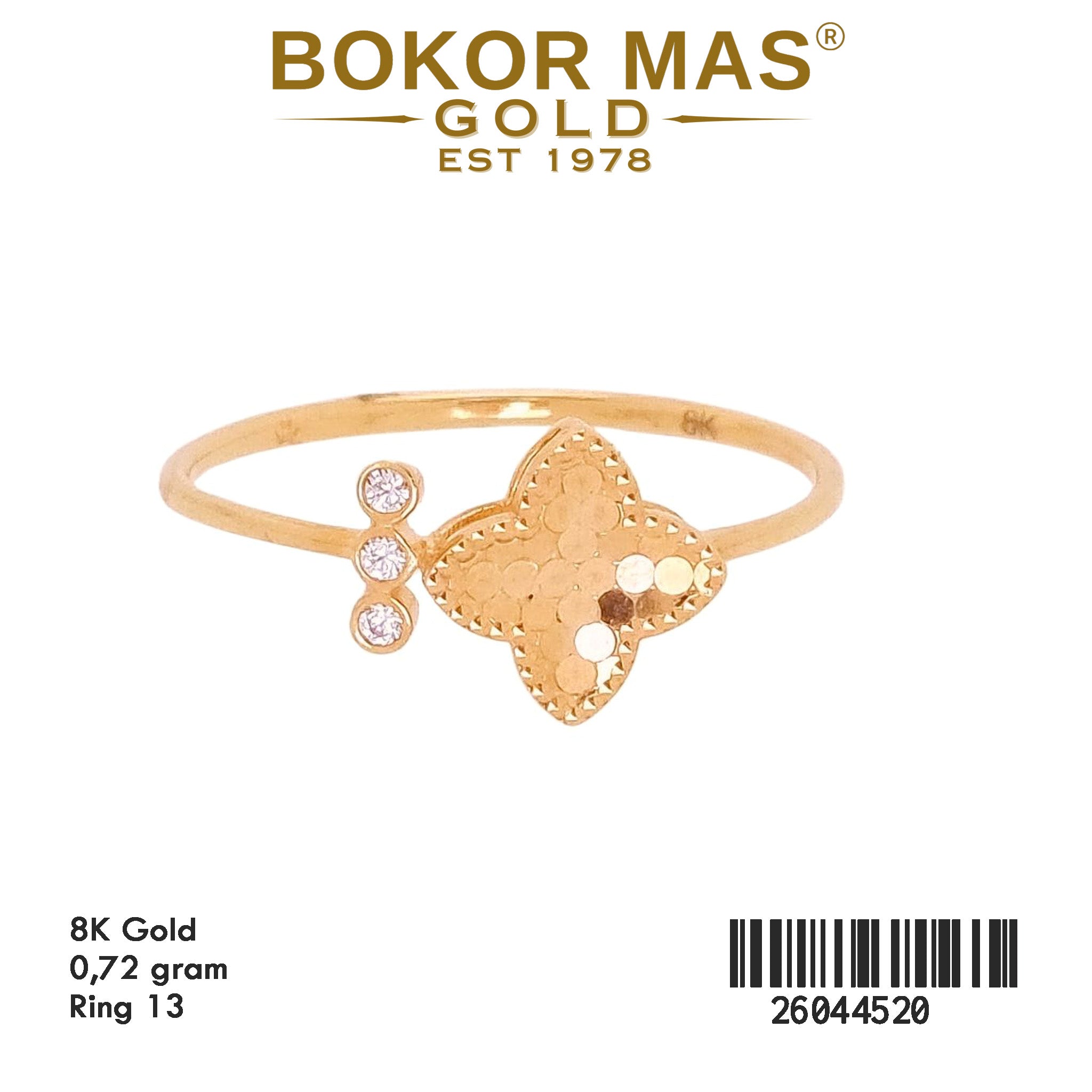 Cincin Variasi Model Bunga -  26044520 - 8K