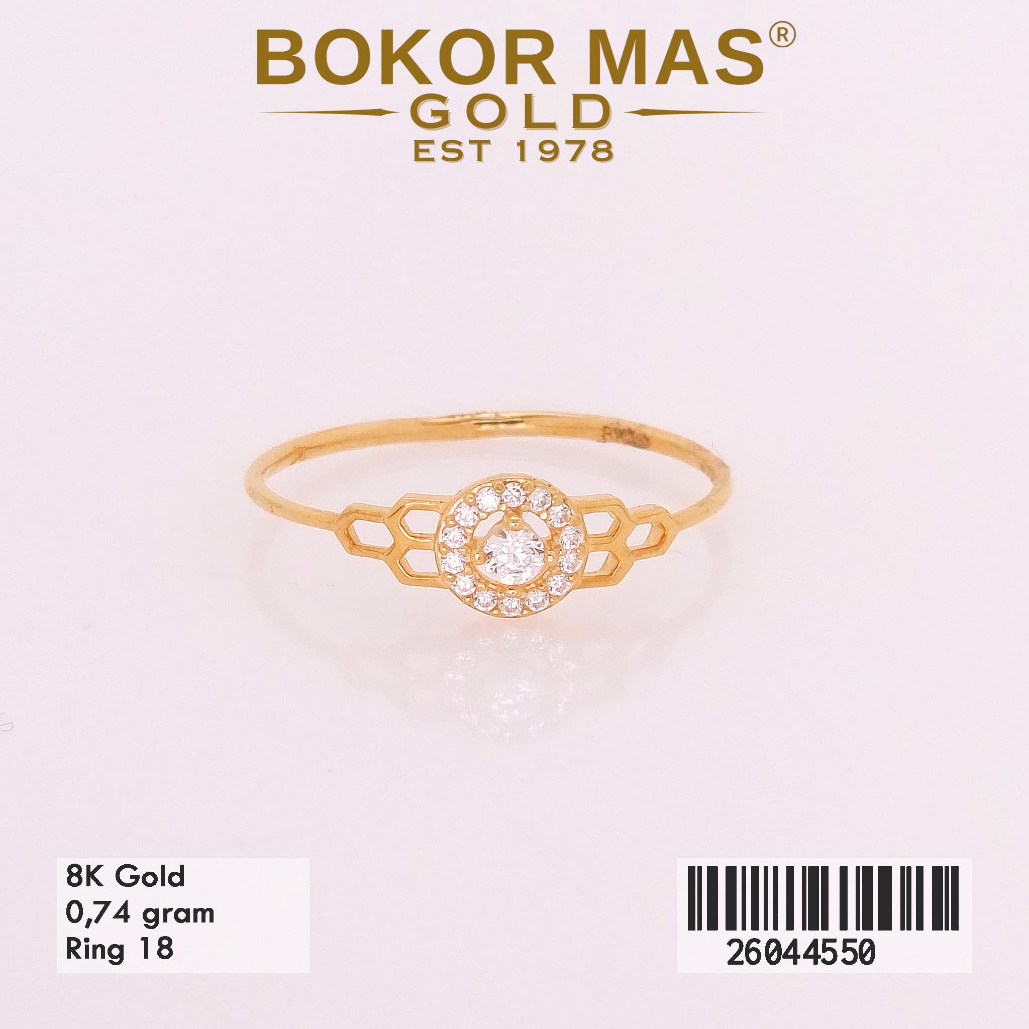 Cincin Variasi Permata - 26044550 - 8K