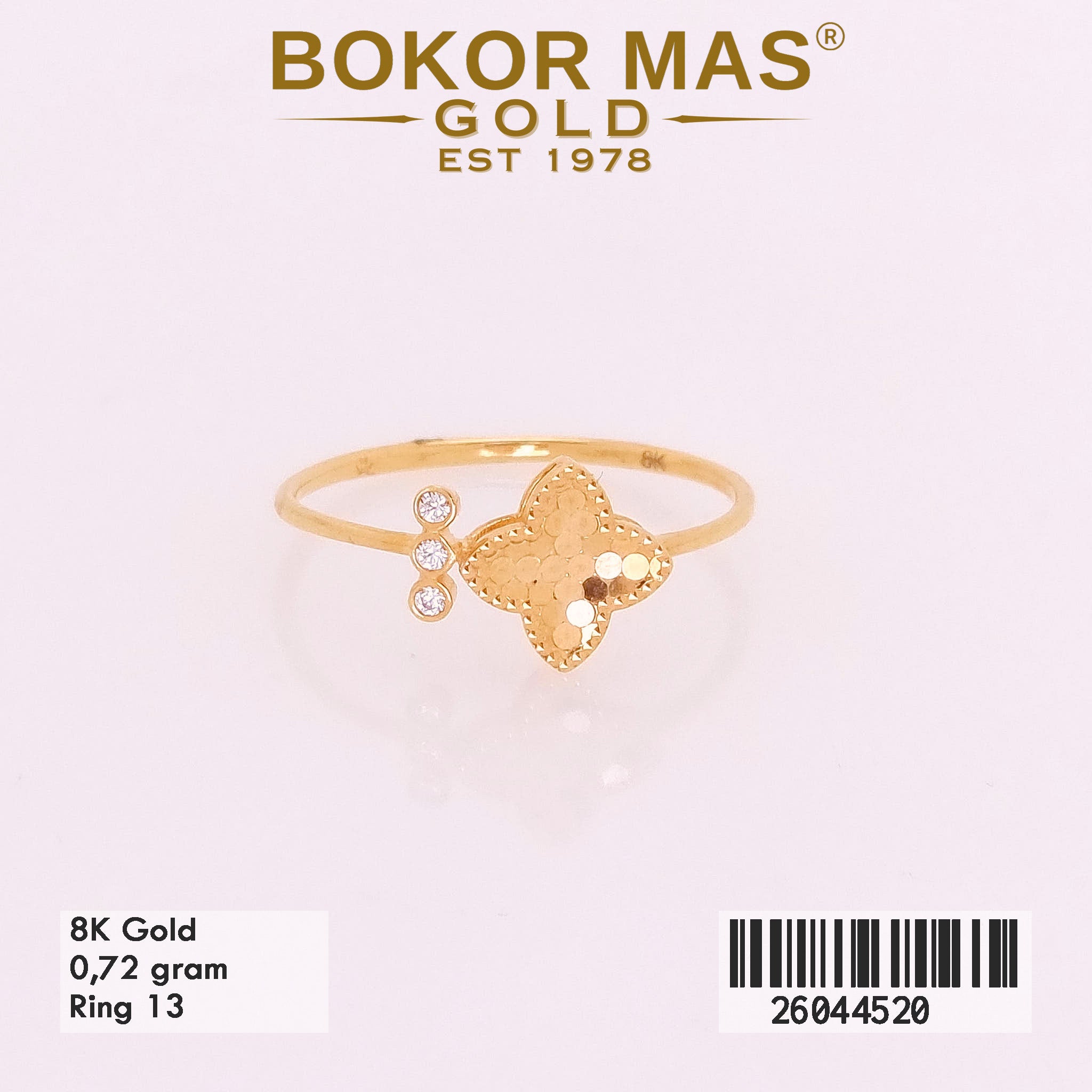 Cincin Variasi Model Bunga -  26044520 - 8K