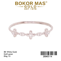 Cincin Variasi Pemata Whitegold - 26045114 - 8K