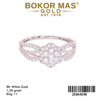 Cincin Variasi Permata Whitegold -  26044990 - 8K