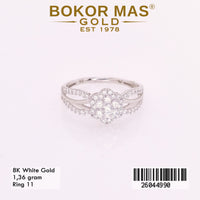 Cincin Variasi Permata Whitegold -  26044990 - 8K