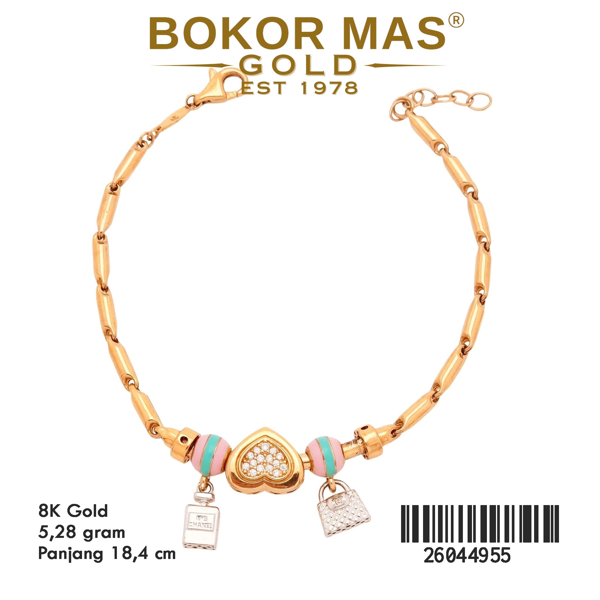 Gelang Rantai Model Mainan Cat MIll - 26044955 - 8K