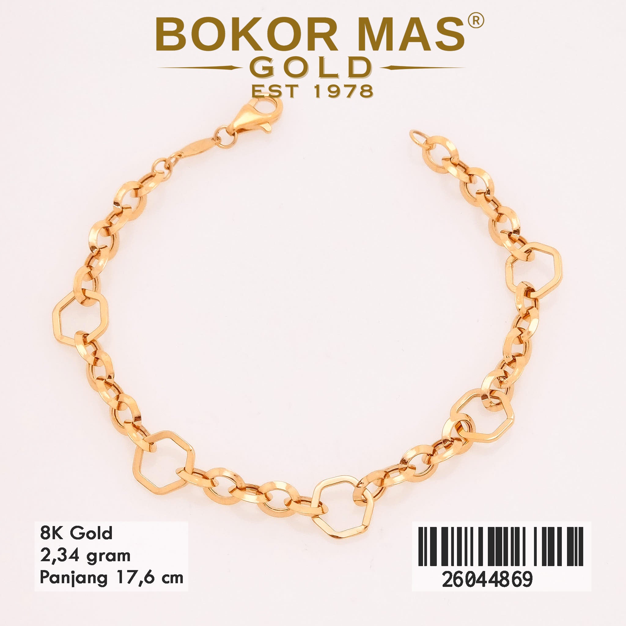 Gelang Rantai Model Plakatau - 26044869 - 8K