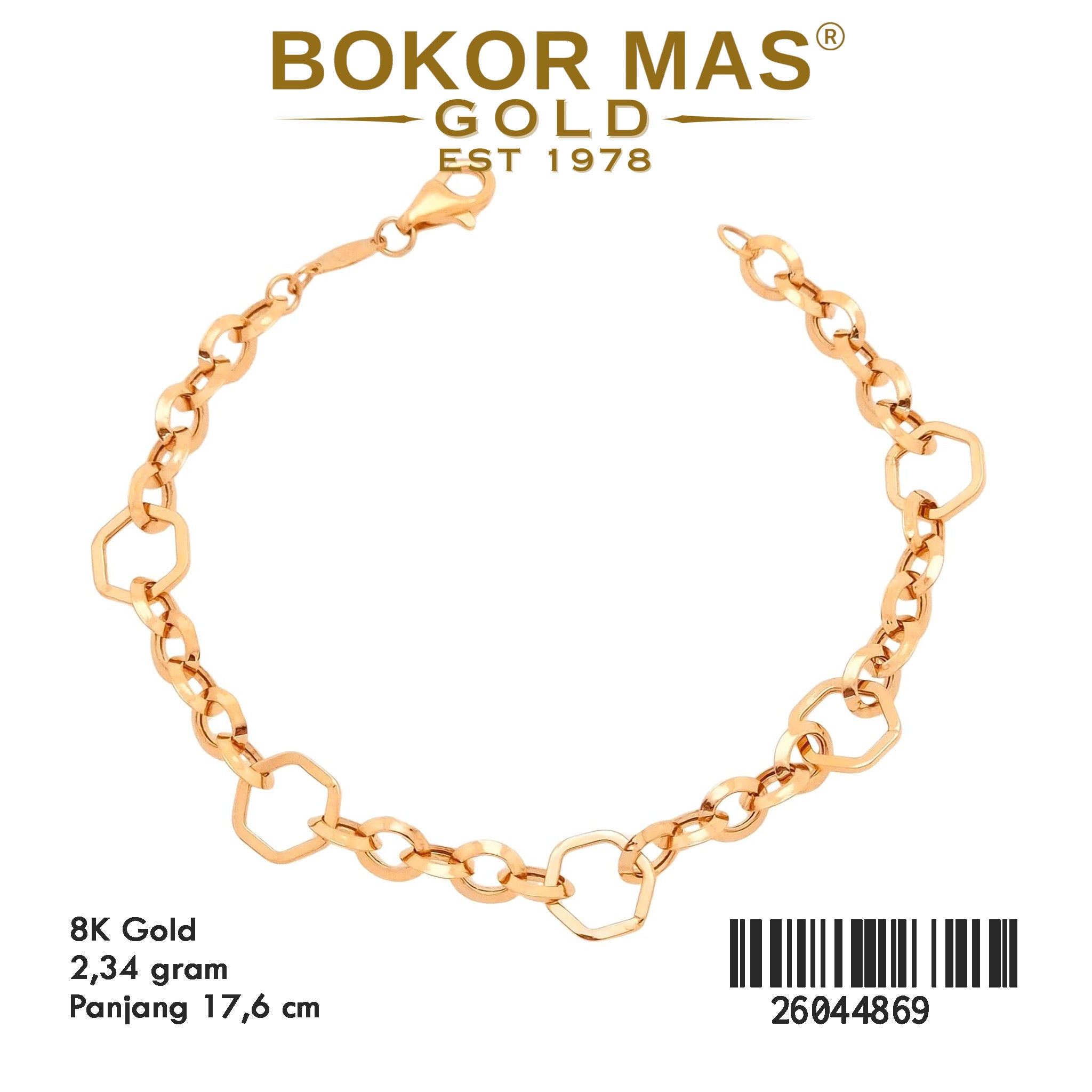 Gelang Rantai Model Plakatau - 26044869 - 8K