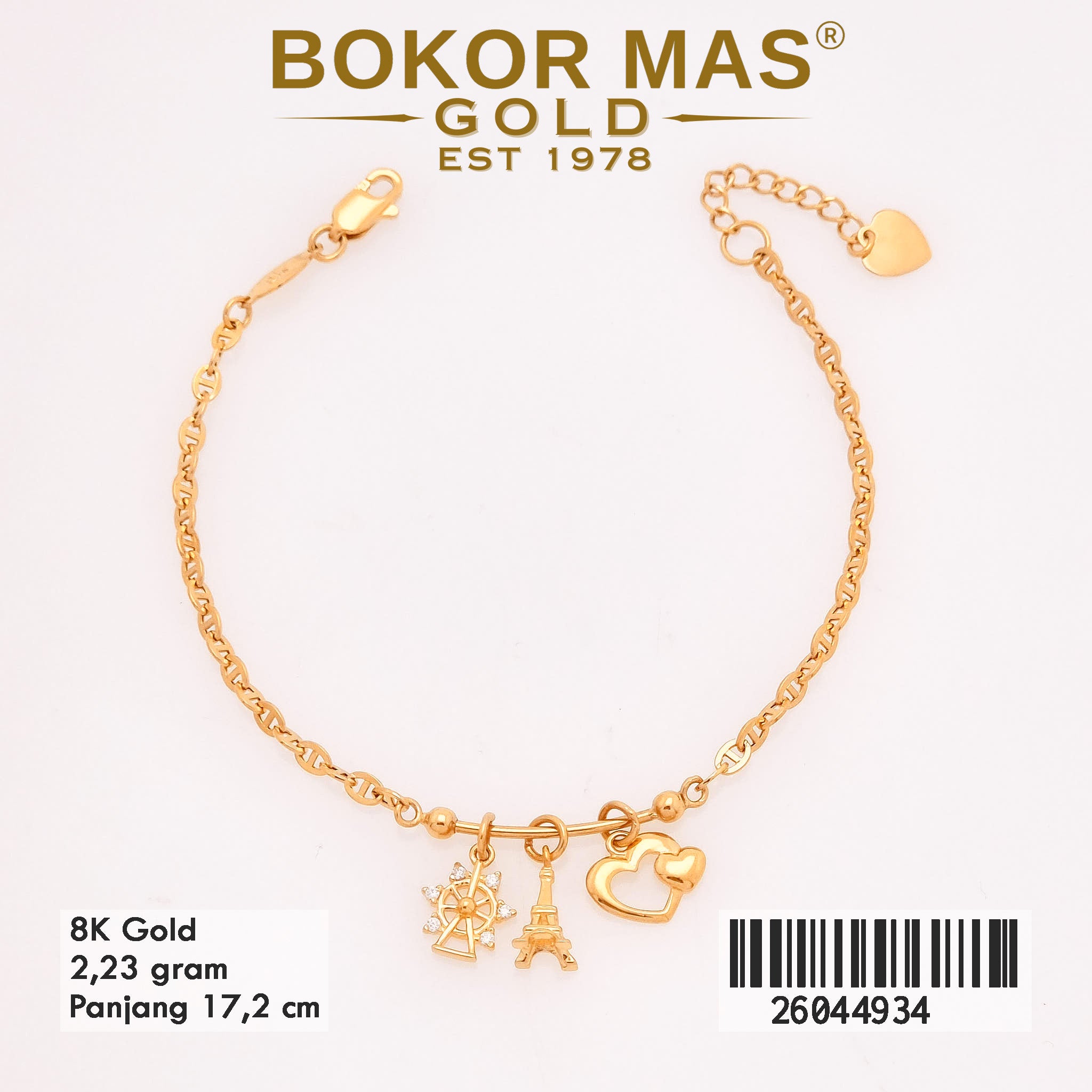 Gelang Rantai Hermei Mainan - 26044934 - 8K