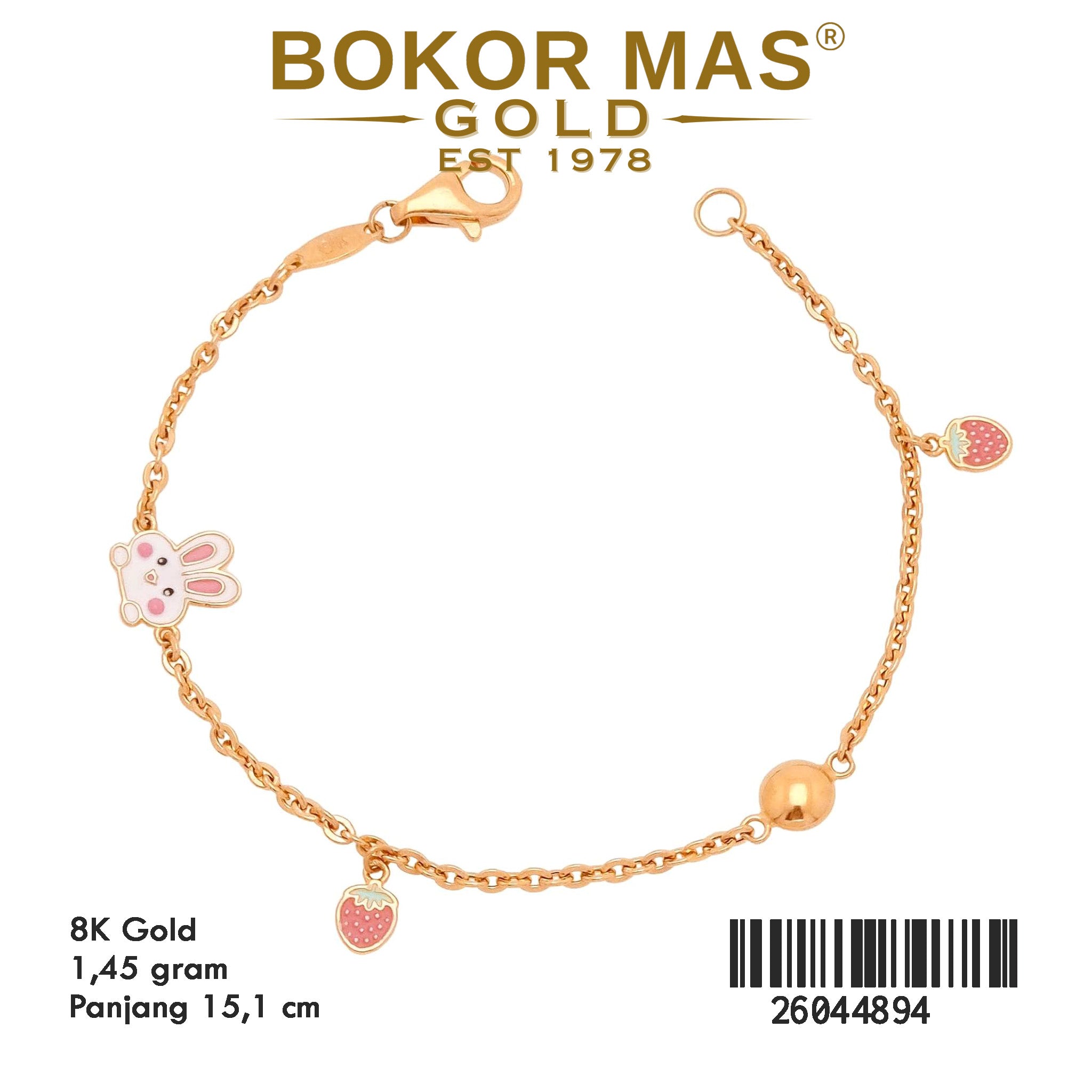 Gelang Rantai Anak Boneka - 26044894 - 8K