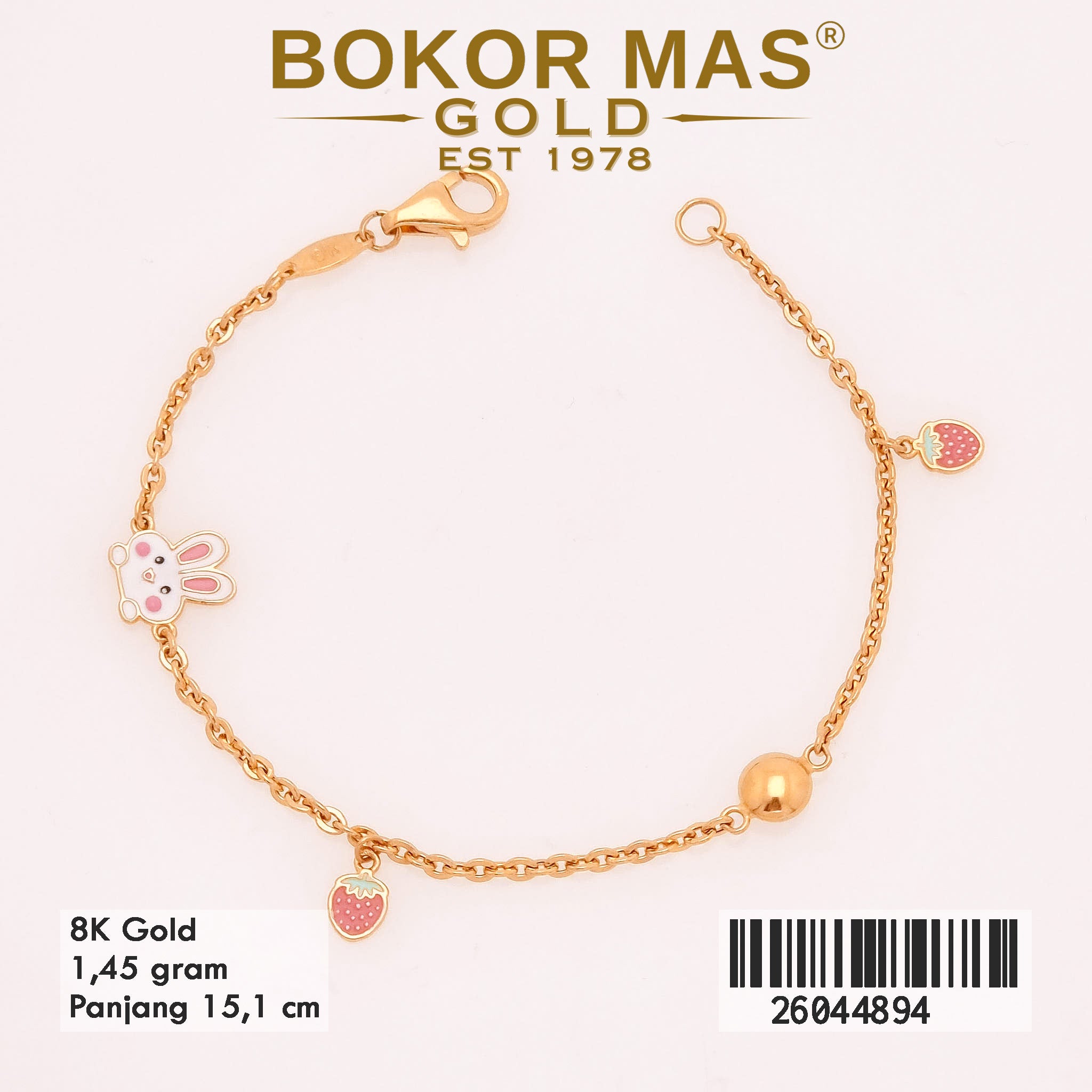 Gelang Rantai Anak Boneka - 26044894 - 8K