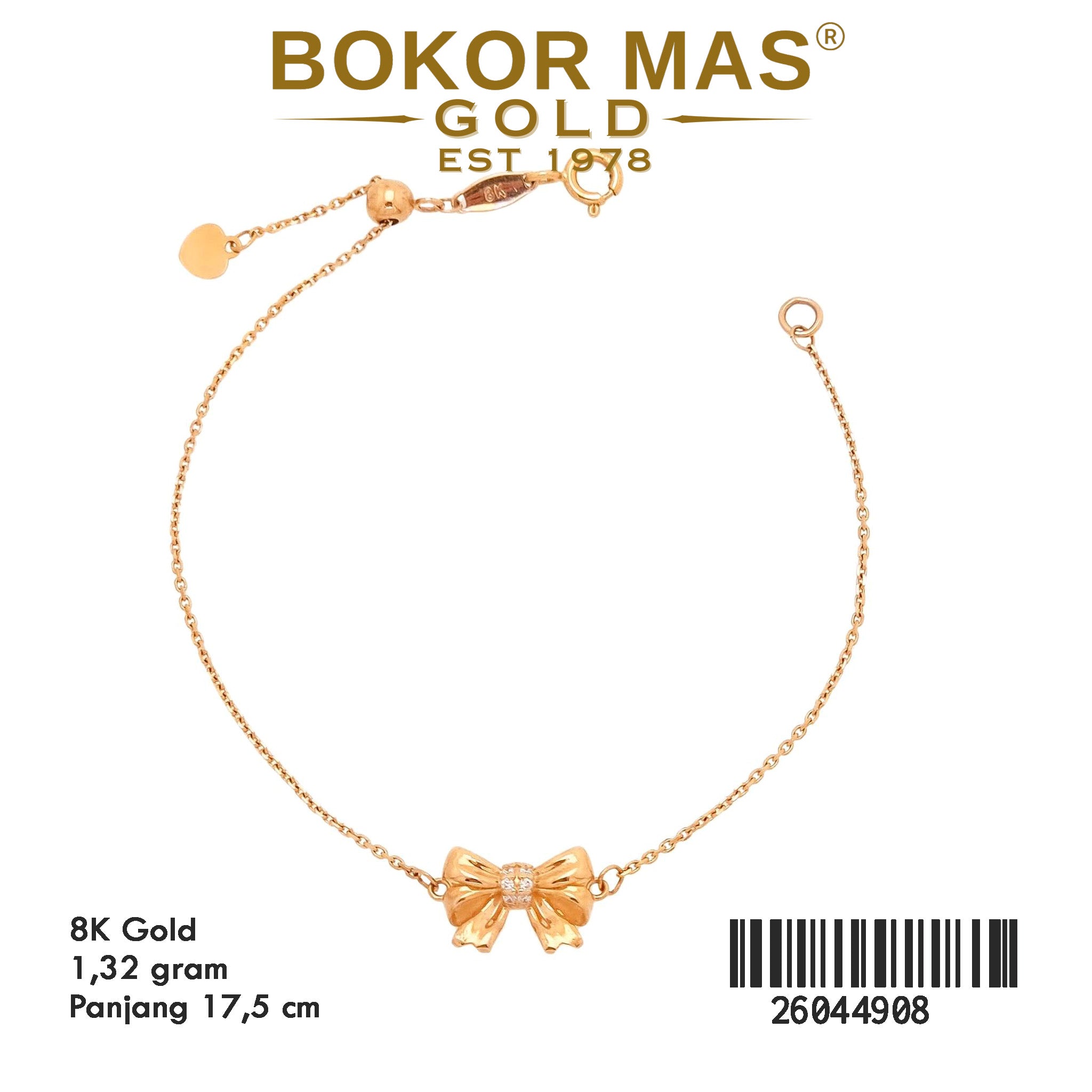 Gelang Rantai Siem Model Pita - 26044908 - 8K
