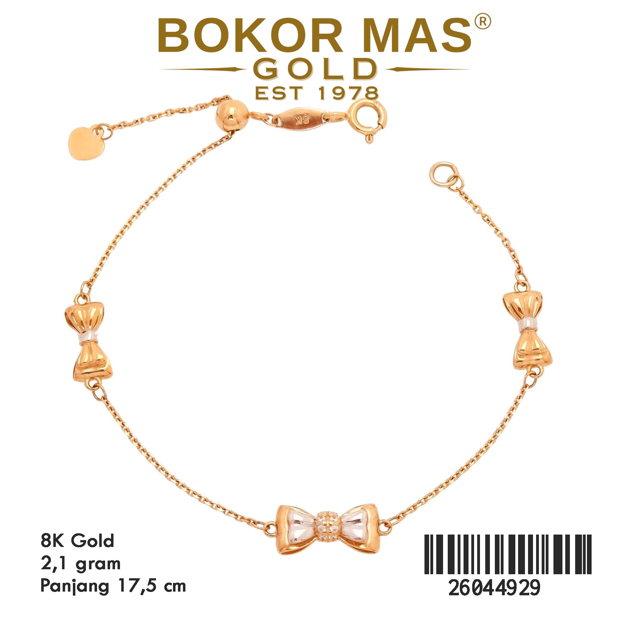Gelang Rantai Siem Pita Millenium  - 26044929 - 8K