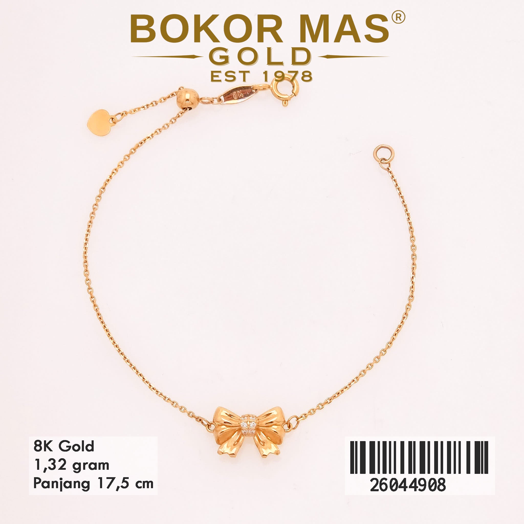 Gelang Rantai Siem Model Pita - 26044908 - 8K