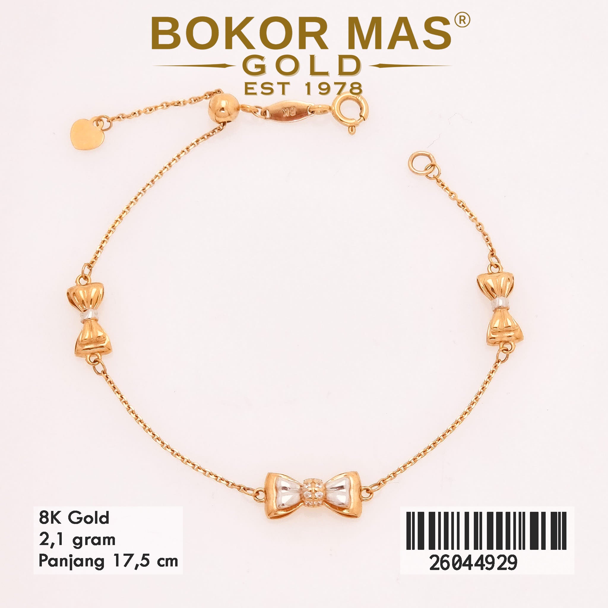 Gelang Rantai Siem Pita Millenium  - 26044929 - 8K